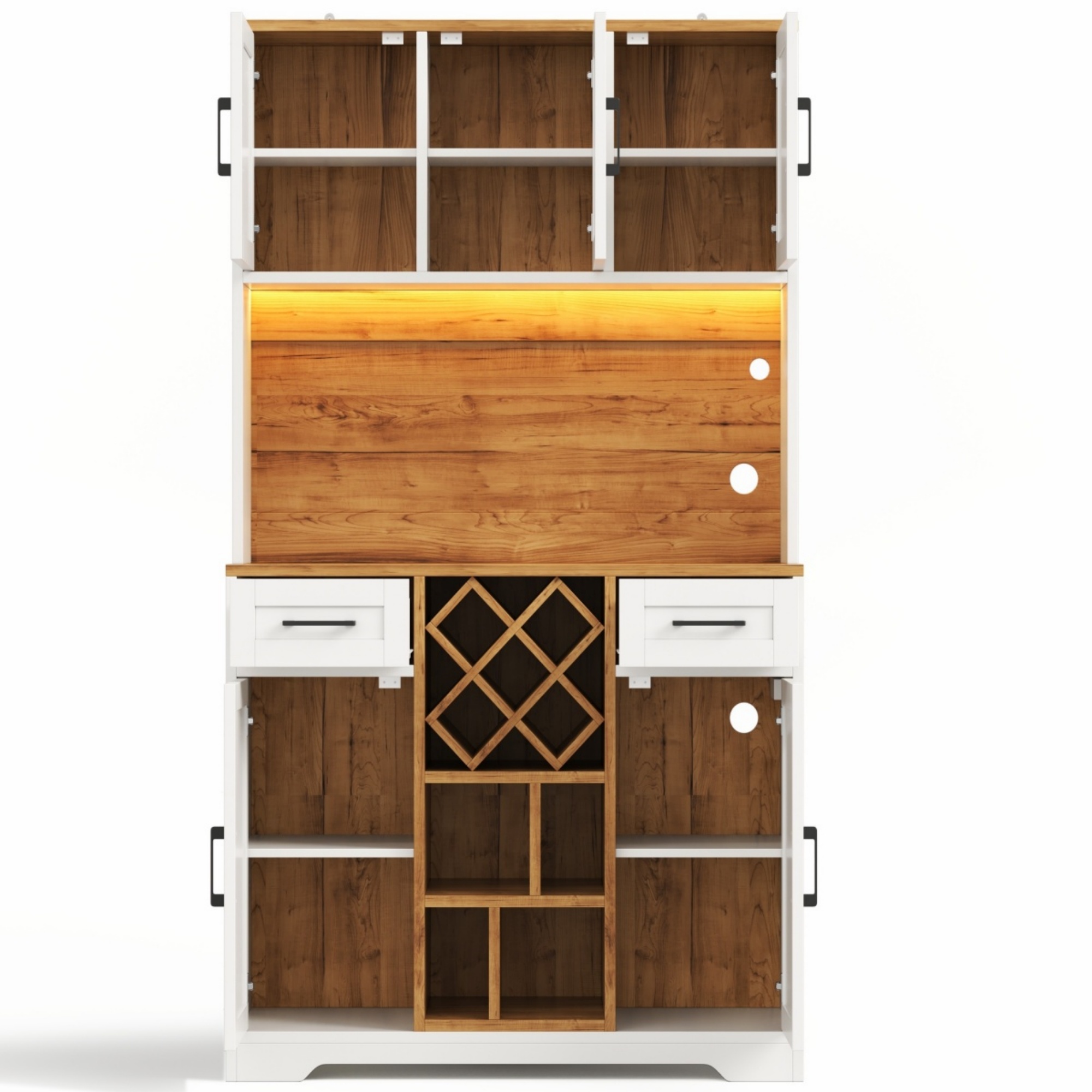 Buffet haut de cuisine Marron, vue 3