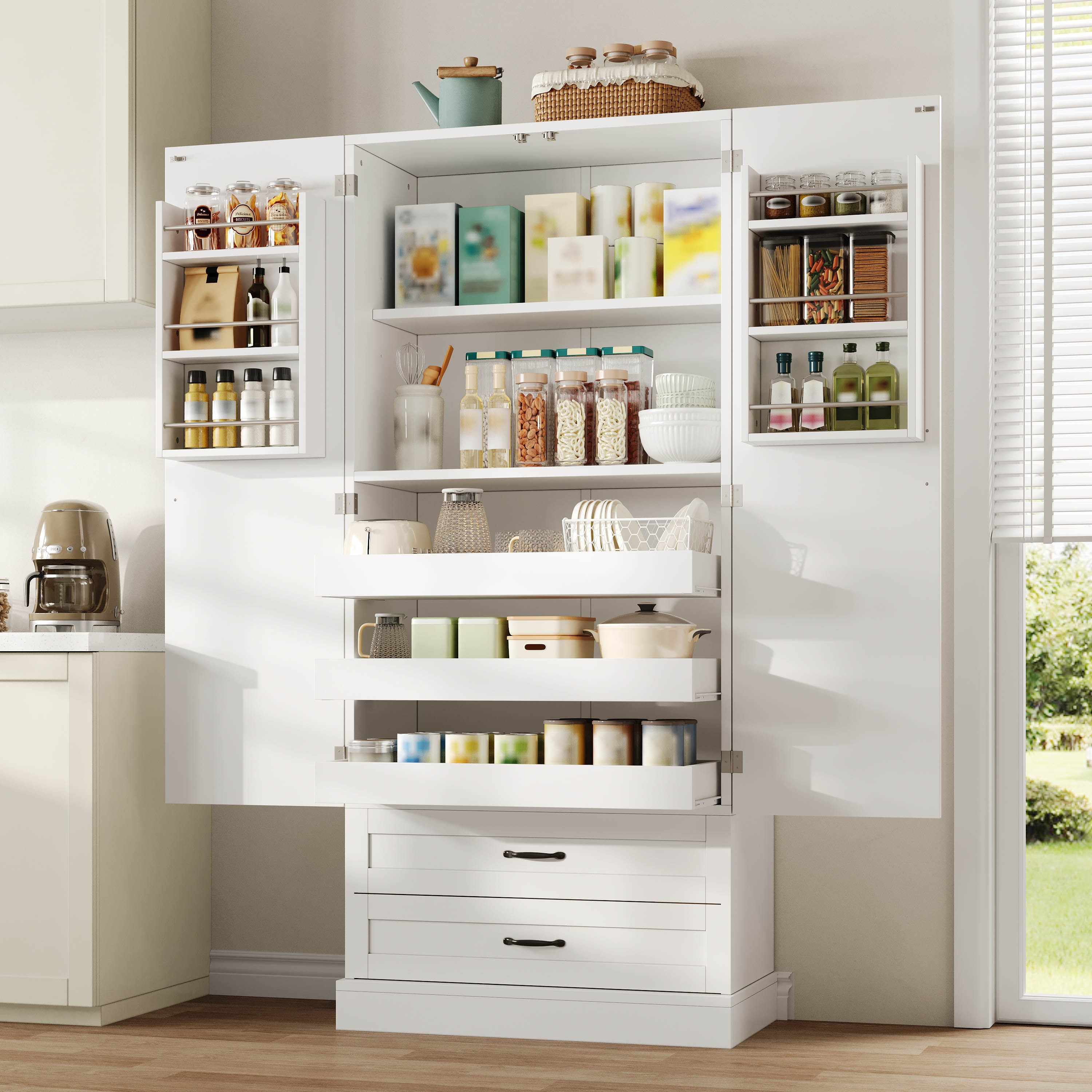 Buffet haut de cuisine Blanc, vue 3