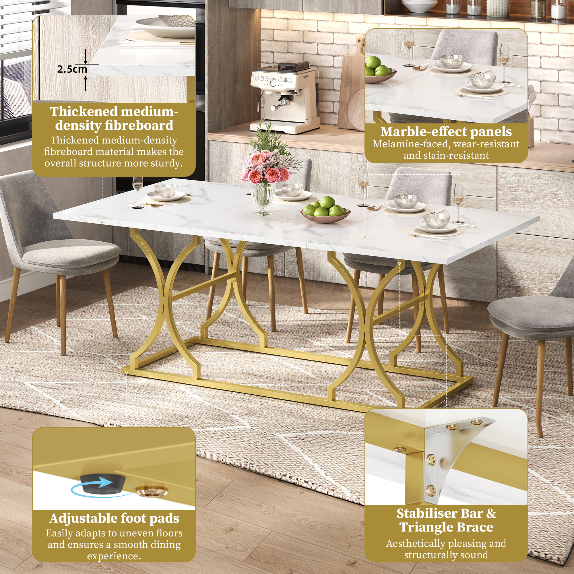 Présentation du table à manger