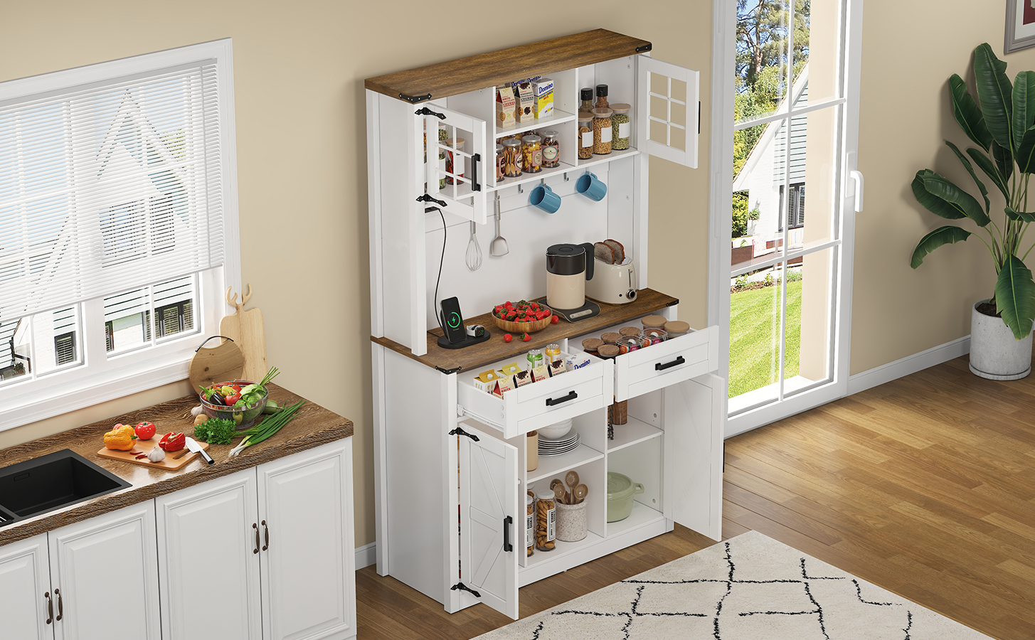 Buffet de cuisine