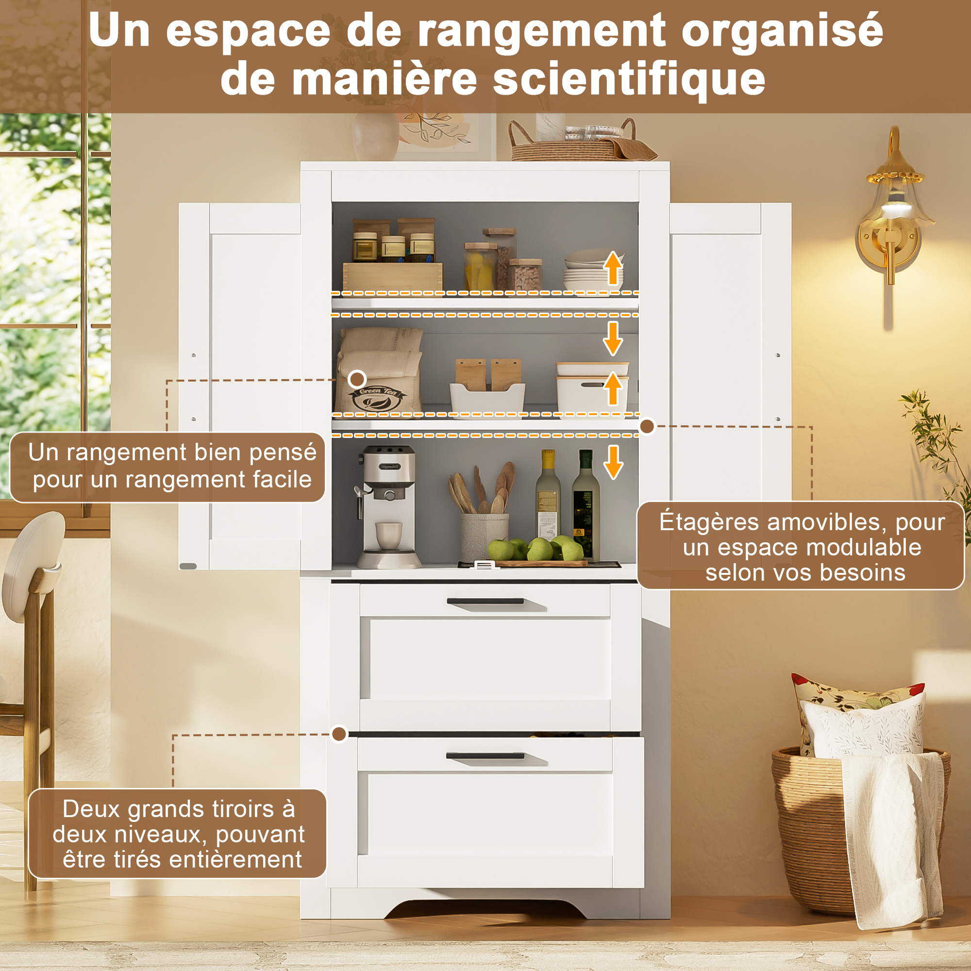 Détail du buffet