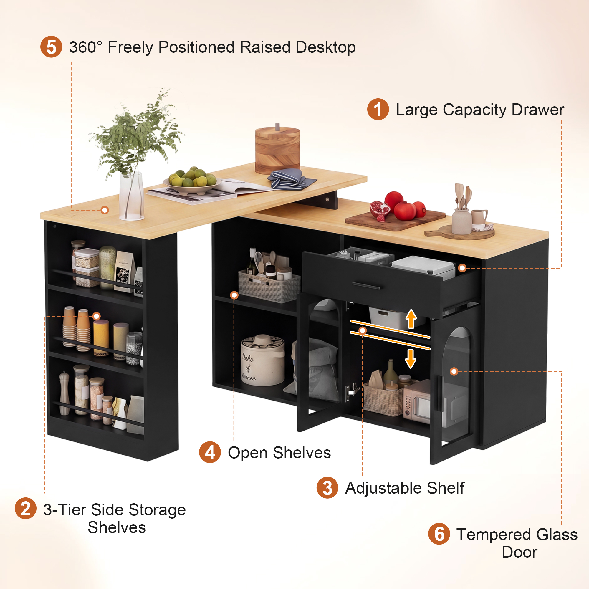 Présentation du table haute