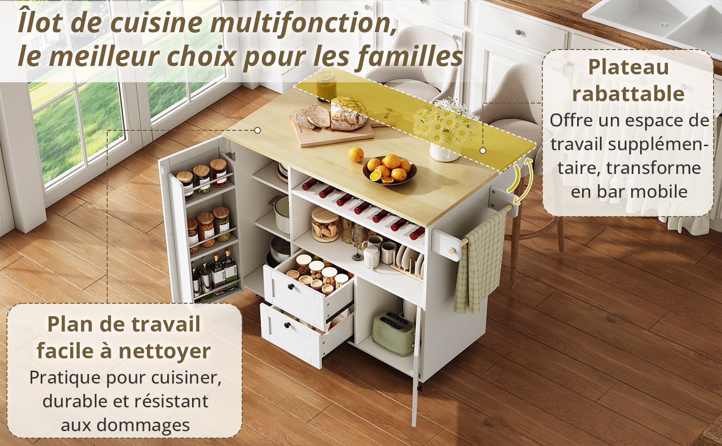 Détail du buffet
