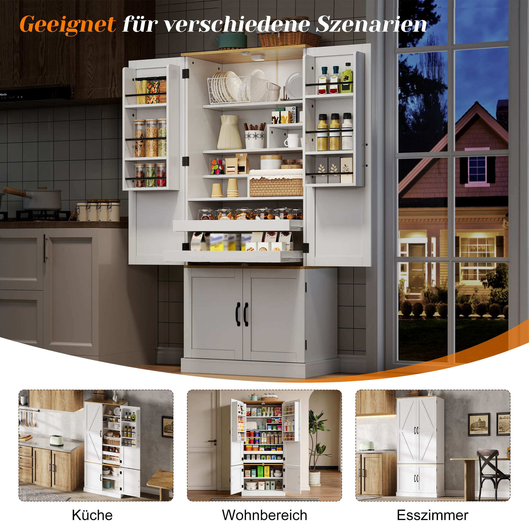 Küchenschränke, Hochschränke und Aufbewahrungsschr