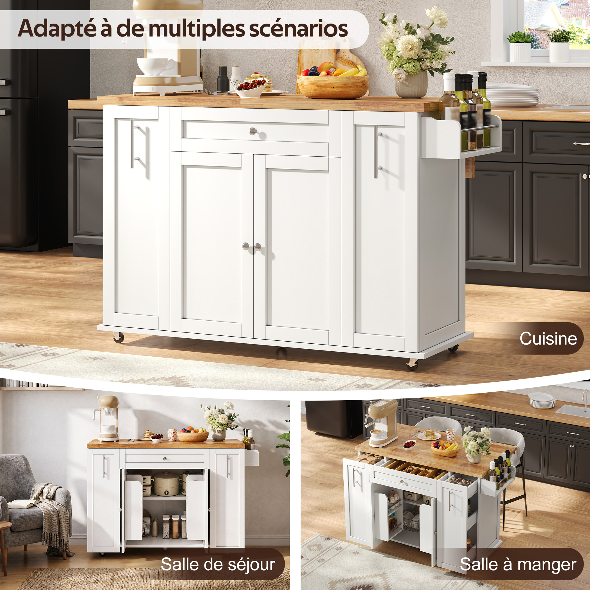 Présentation du îlot de cuisine