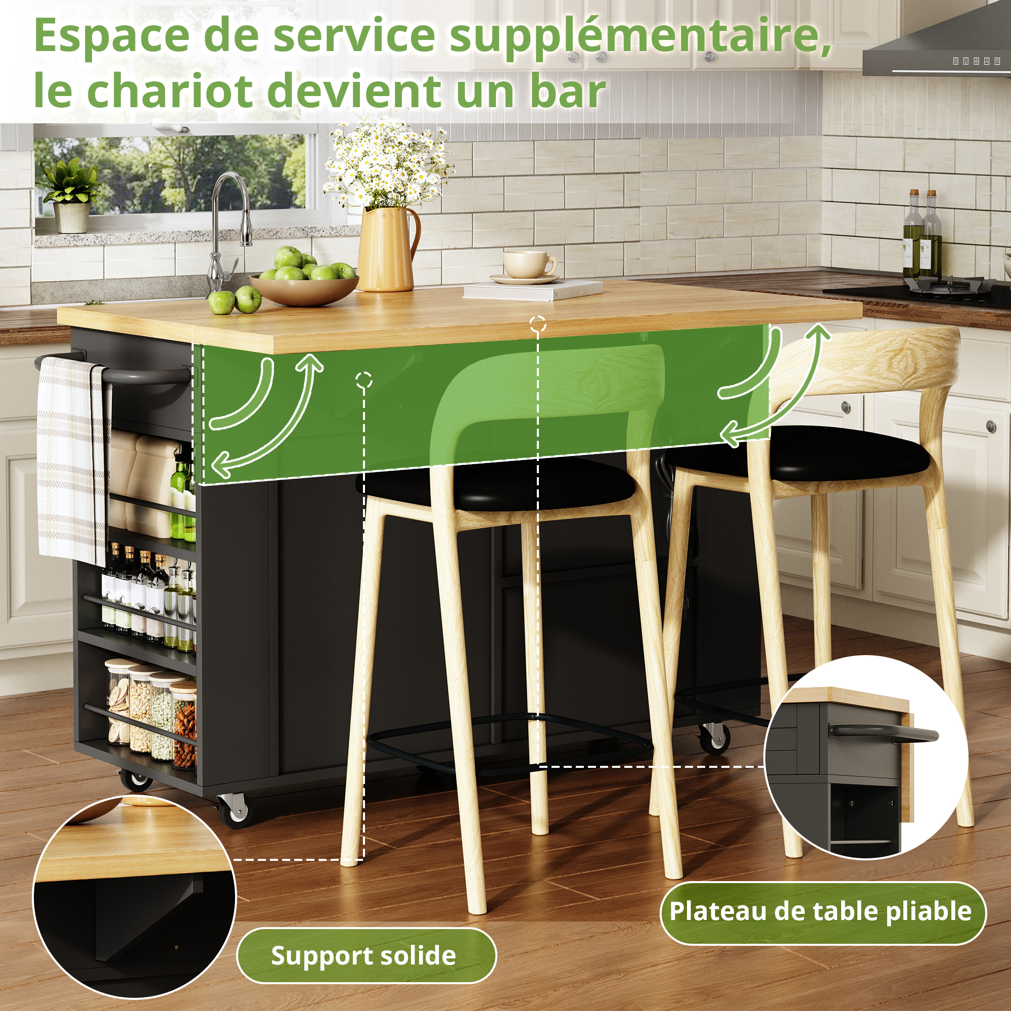 Détail du buffet