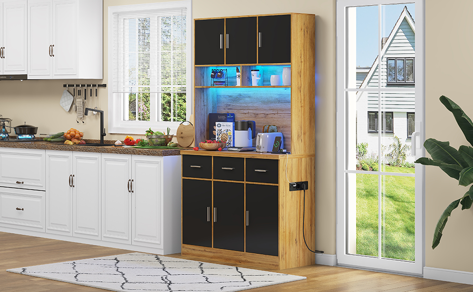 Buffet multifonction 100 x 40 x 180 cm avec éclair - image 17