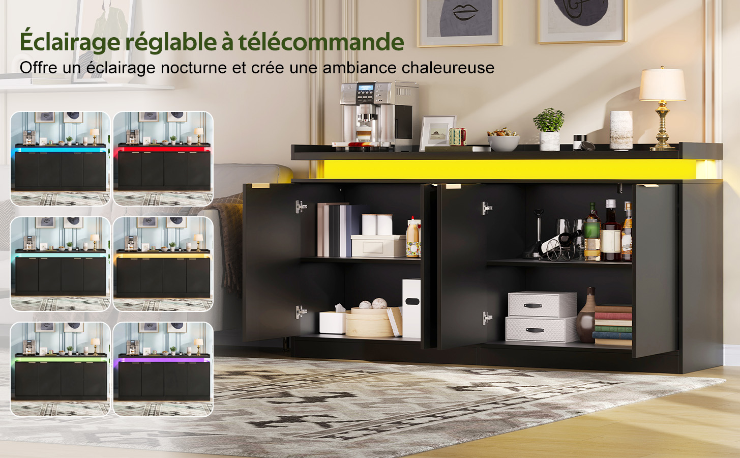 Présentation du buffet