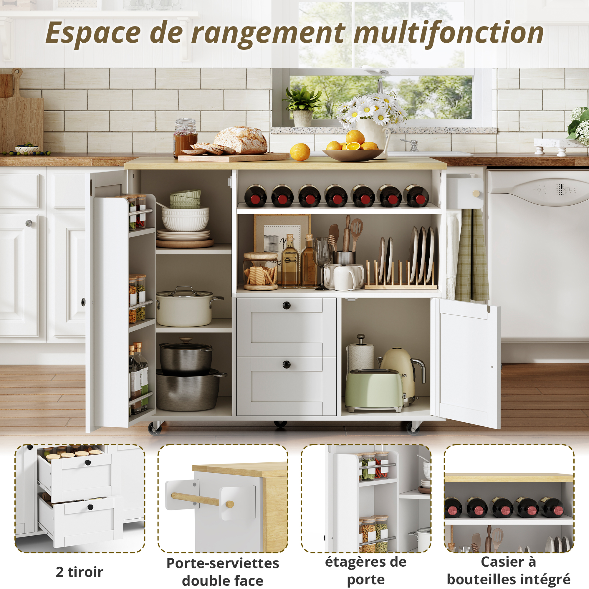 Détail du buffet