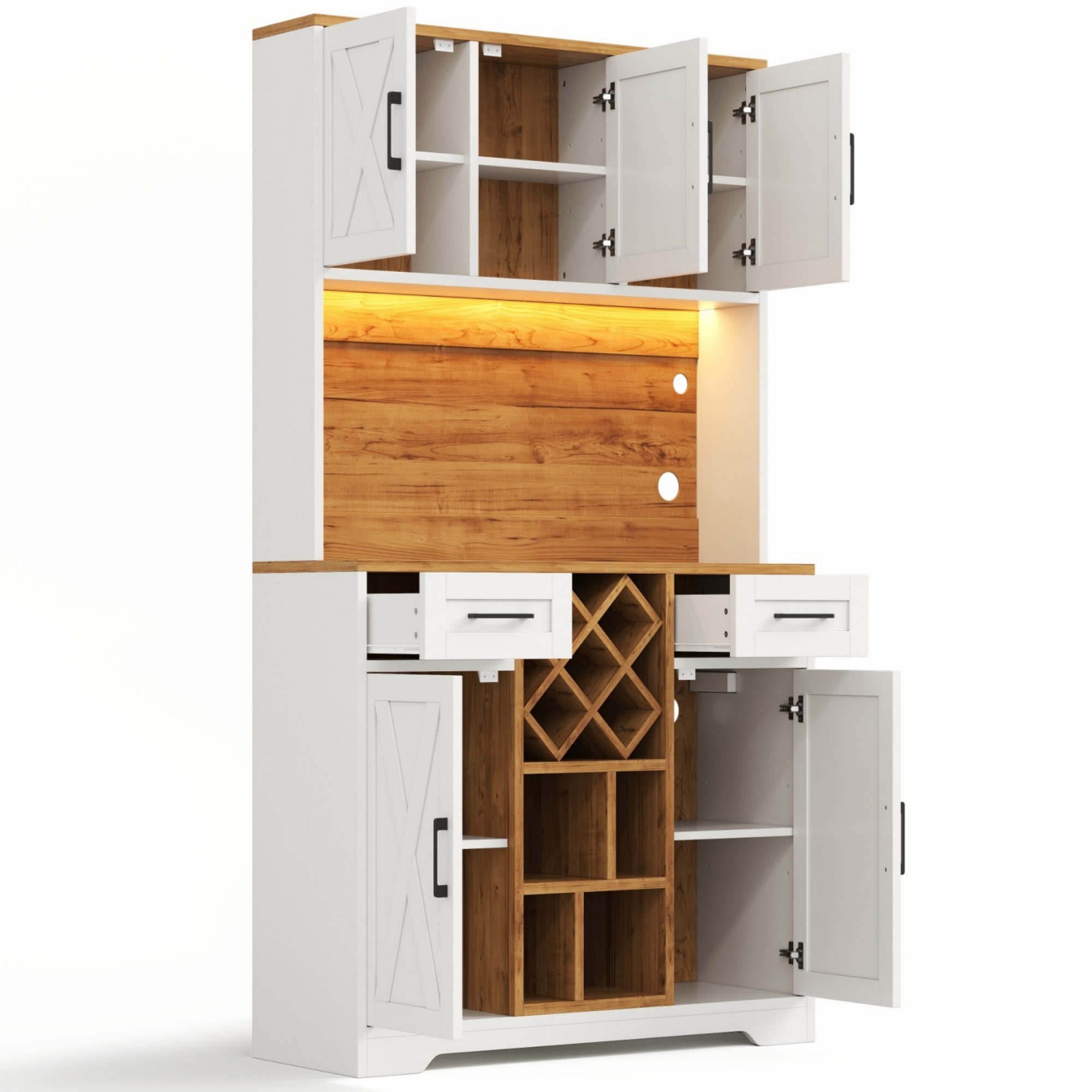 Buffet haut de cuisine Marron, vue 4