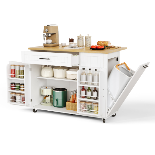Compartiment fermé pour poubelle de cuisine