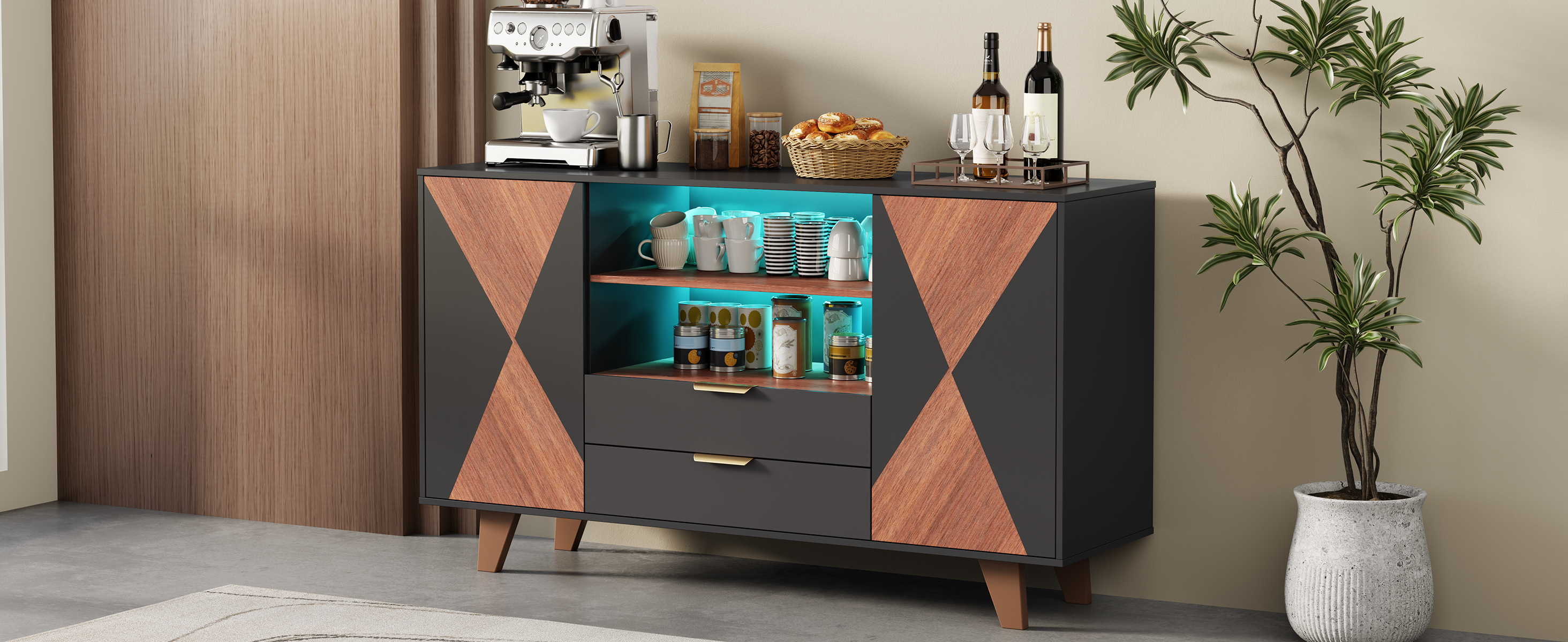 Détail du buffet