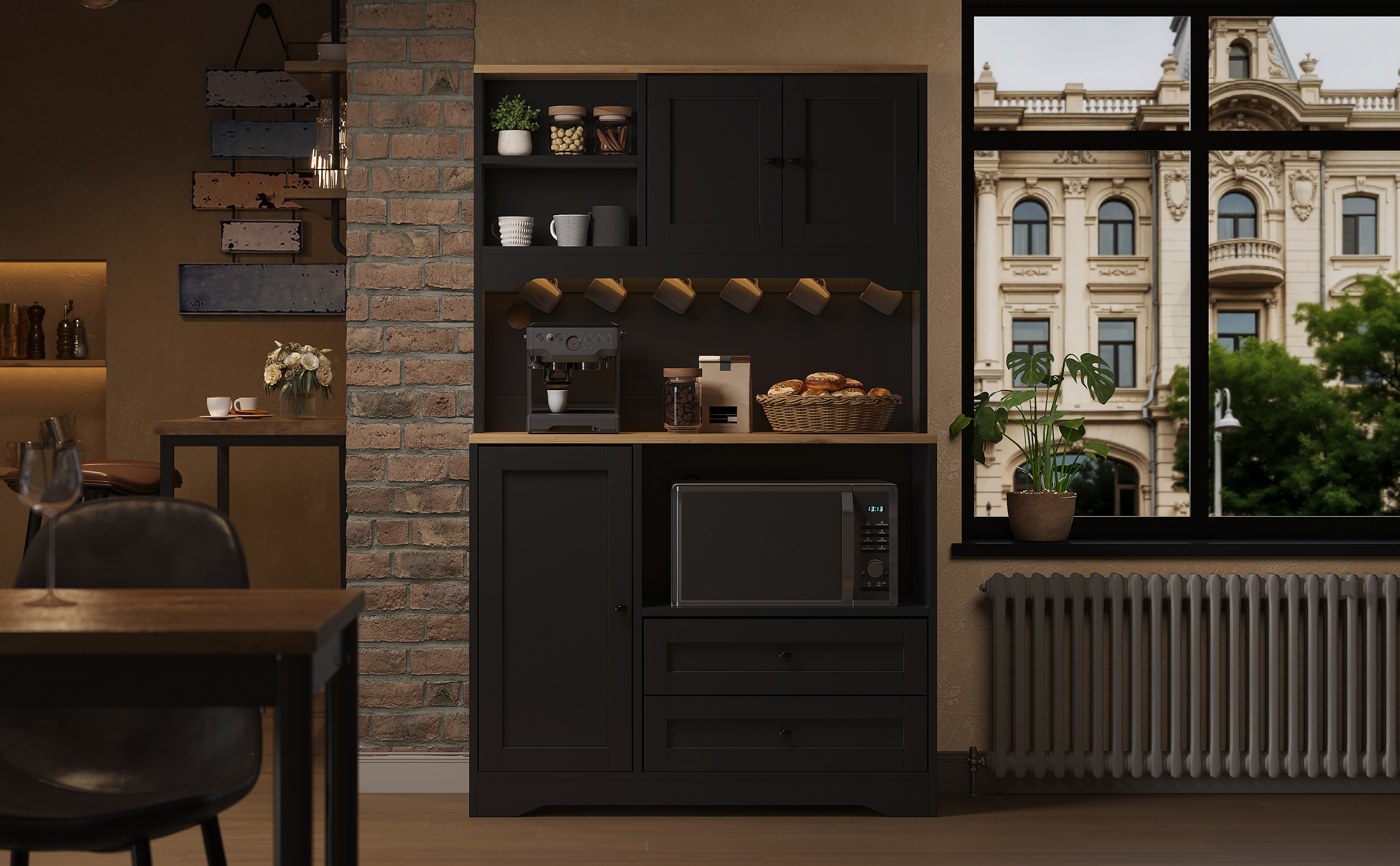 Détail du buffet