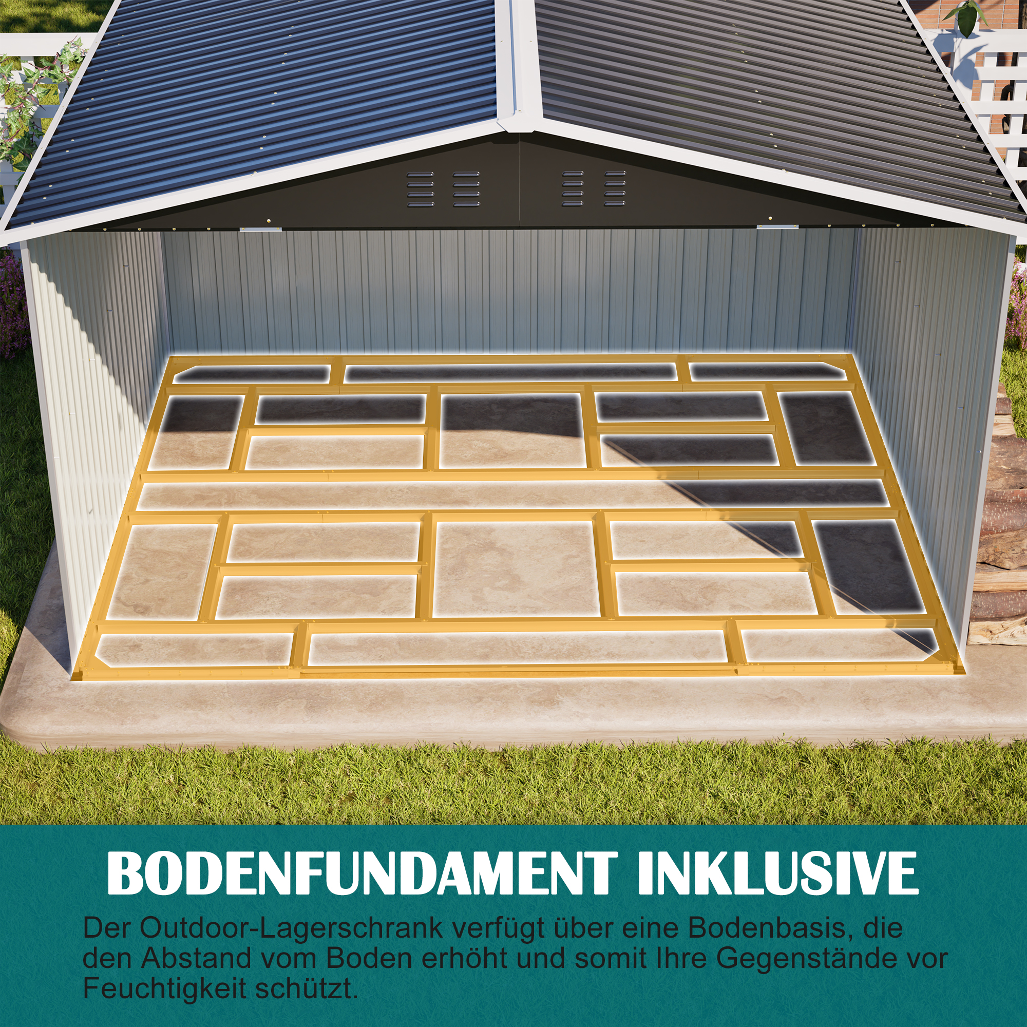 Présentation du abri de jardin
