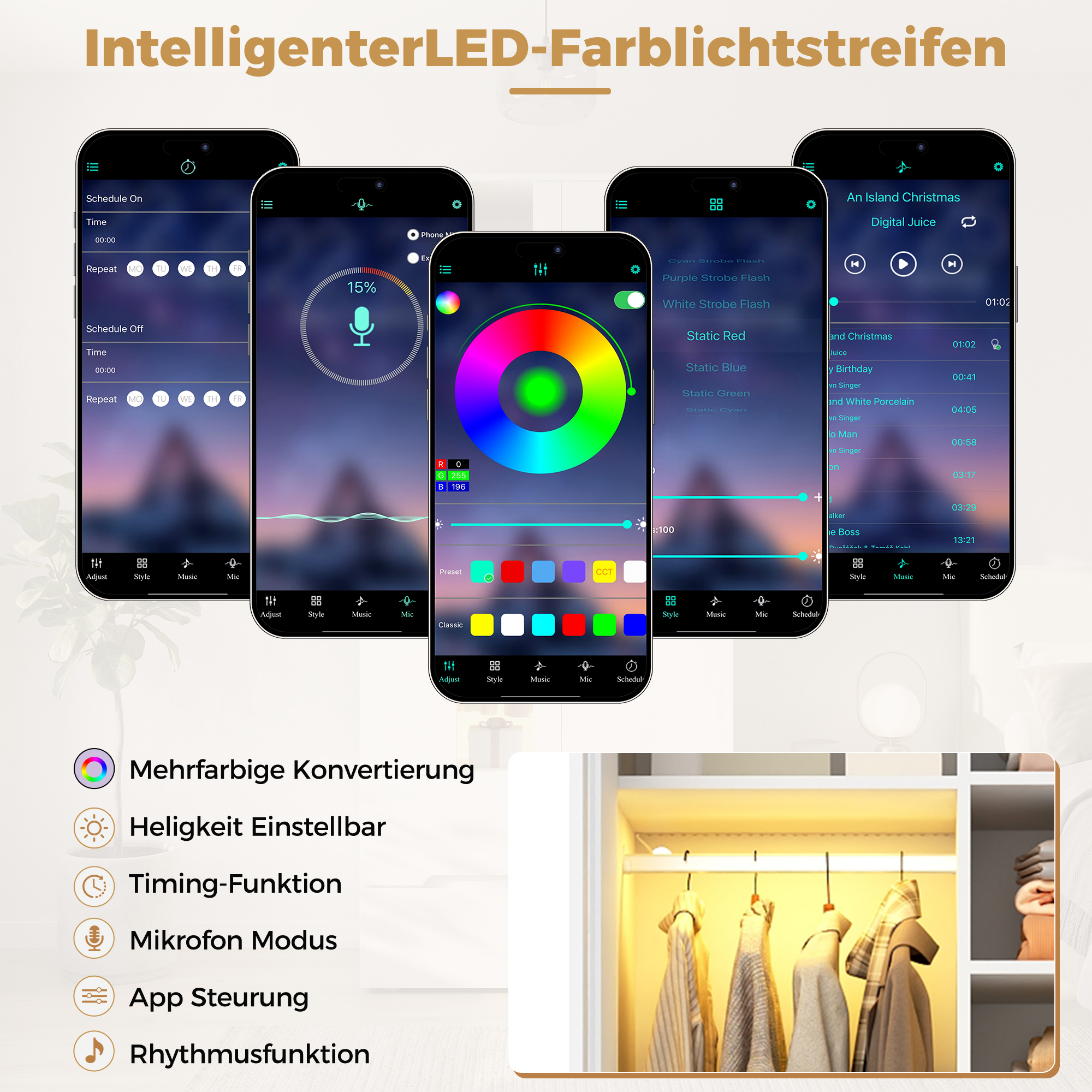 Éclairage LED intérieur