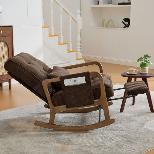 Dossier réglable coussin lombaire et structure en bois