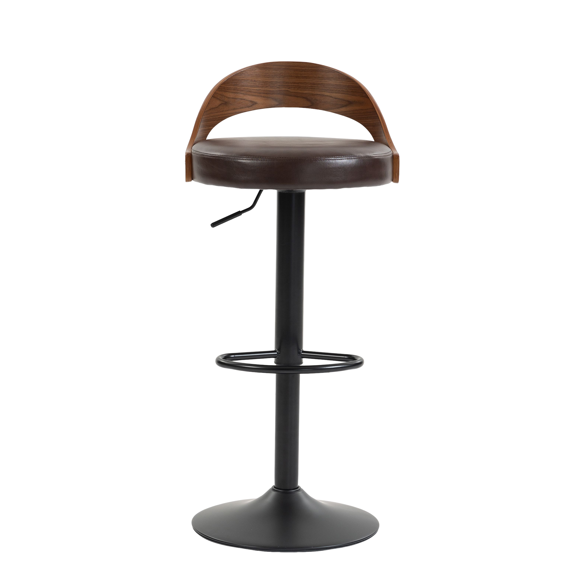 Lot de 2 tabourets de bar pivotants 360° avec doss - image 20
