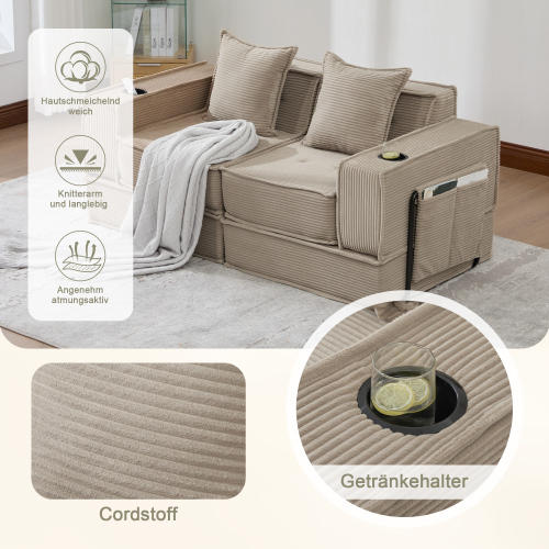 Canapé compact pour la lecture et la détente