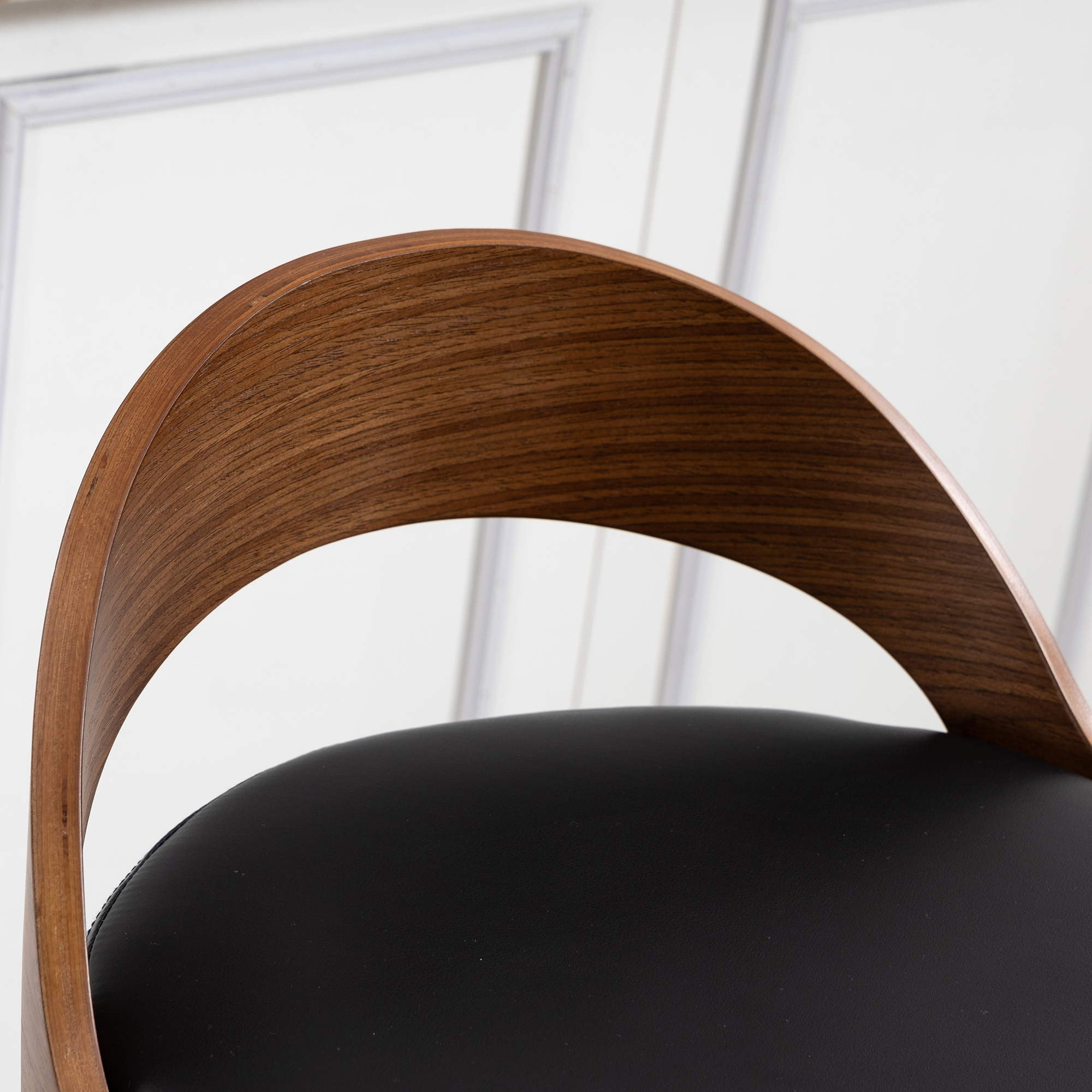 Lot de 2 tabourets de bar pivotants 360° avec doss - image 9