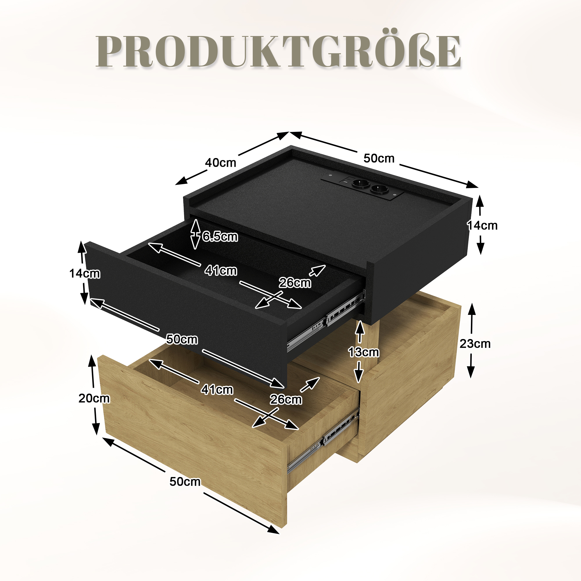 Dimensions du table d'appoint