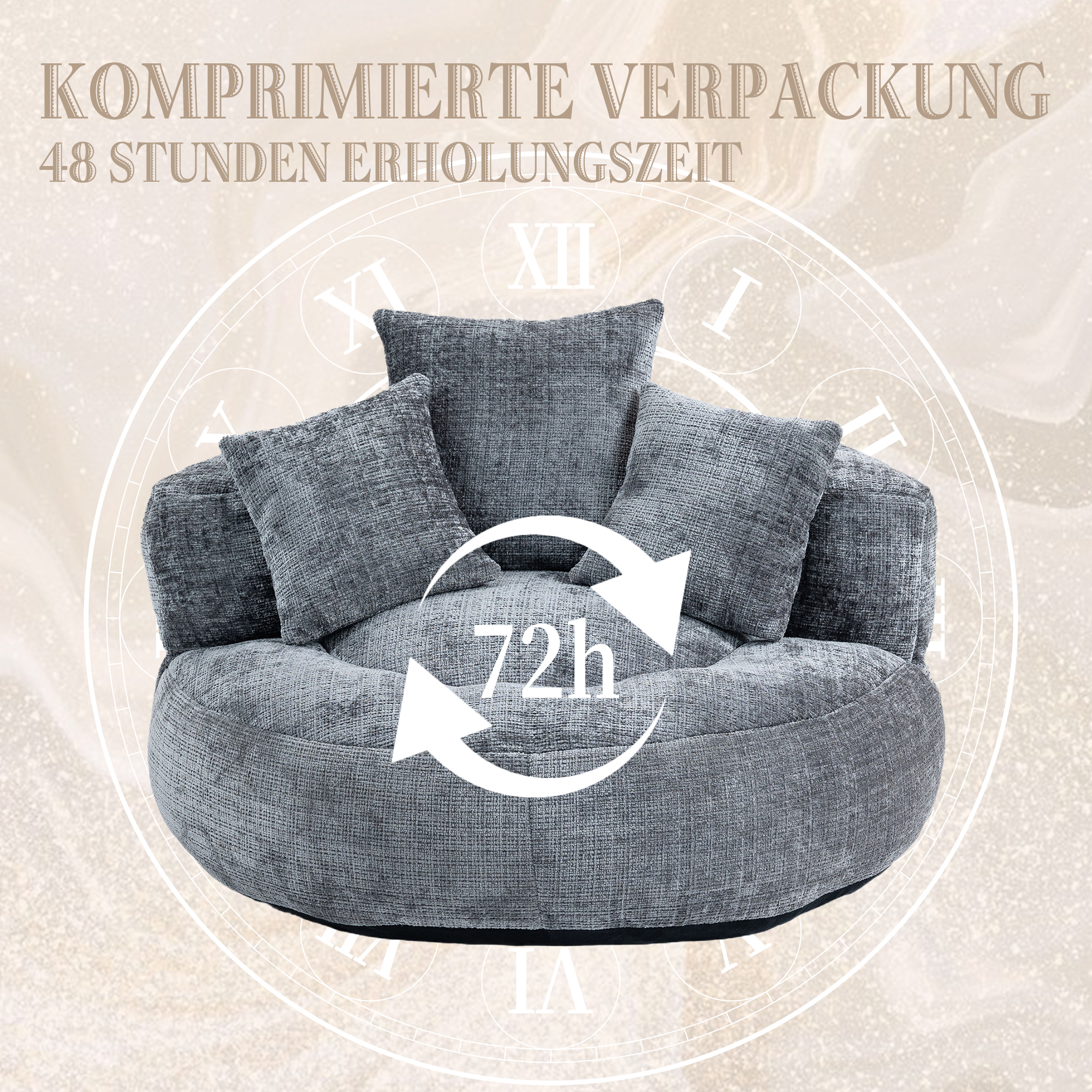 Détail du fauteuil lounge