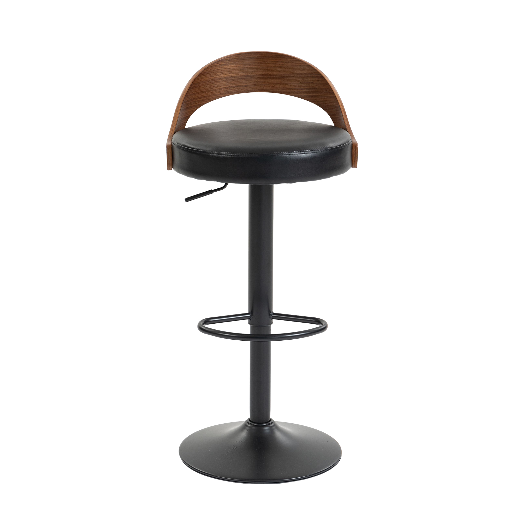 Lot de 2 tabourets de bar pivotants 360° avec doss - image 13