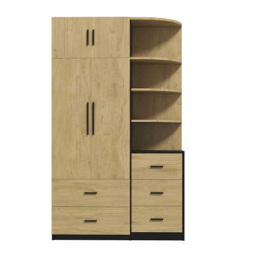 Surface de l’armoire facile à dépoussiérer avec un chiffon doux