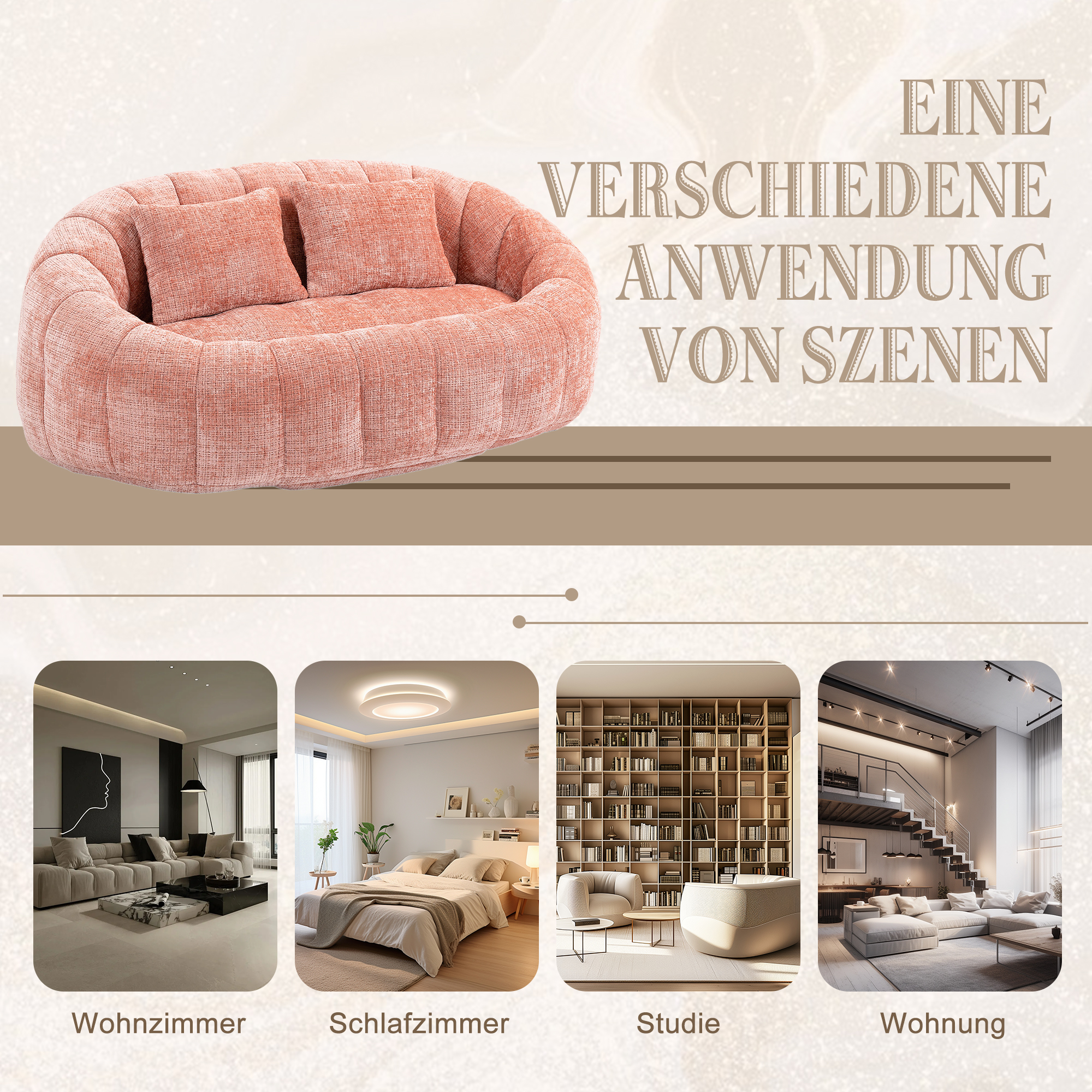Bean Bag Sofa Lazy Sofa Durable Comfort Lounger Hi