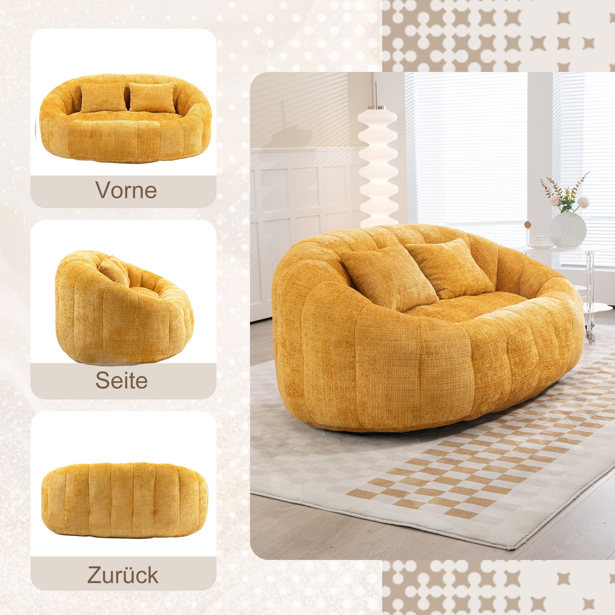 Bean Bag Sofa Lazy Sofa Durable Comfort Lounger Hi