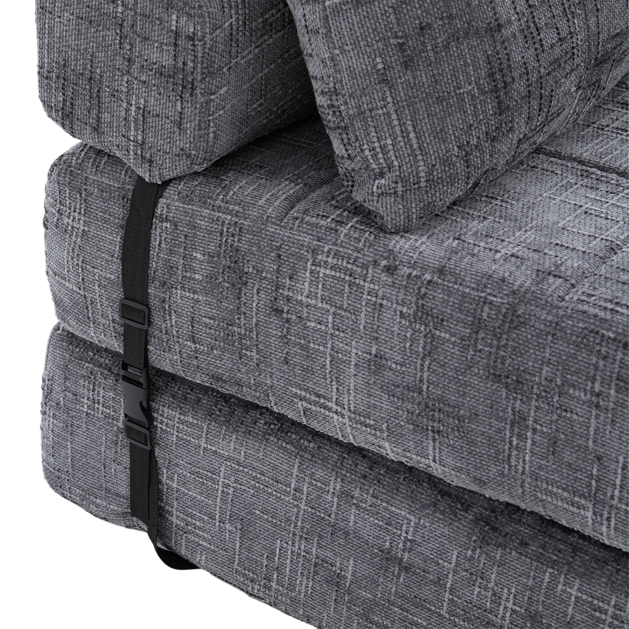 Klappbares Schlafsofa, Schlafsofa mit Kissen, falt