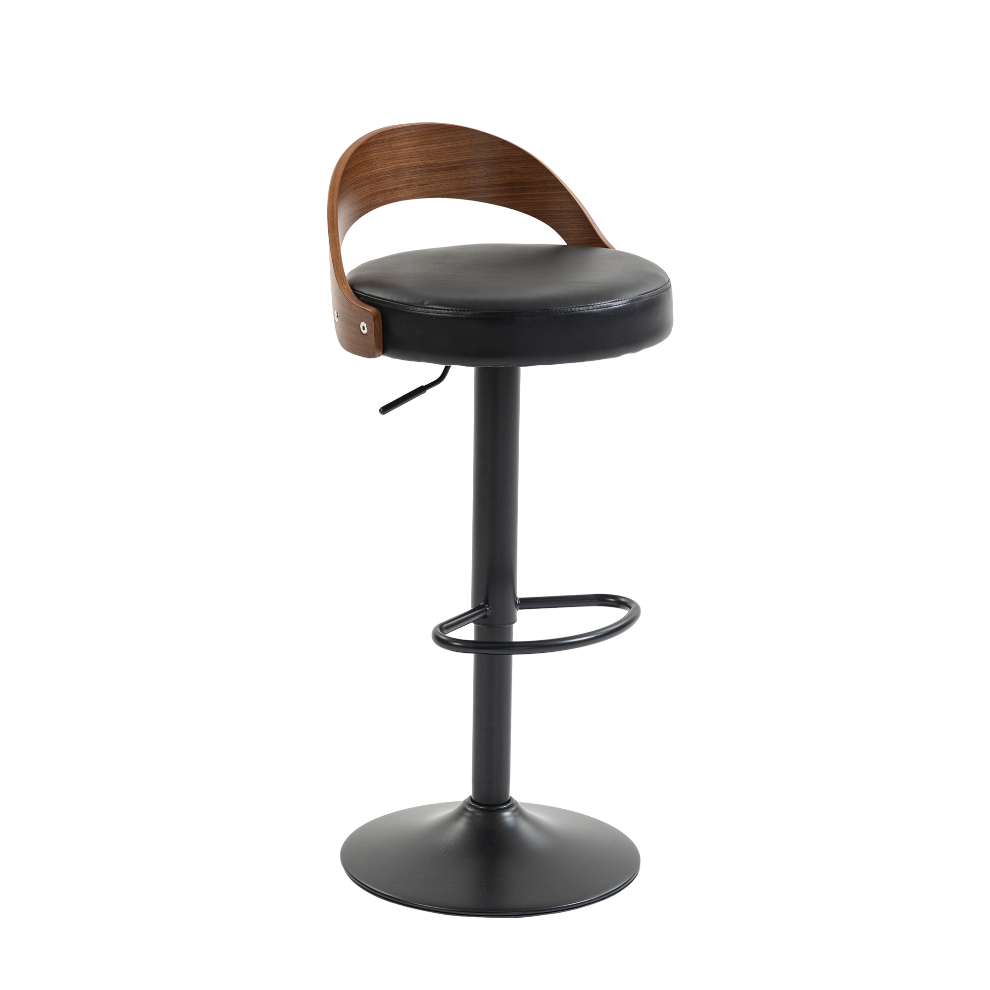 Lot de 2 tabourets de bar pivotants 360° avec doss - image 16