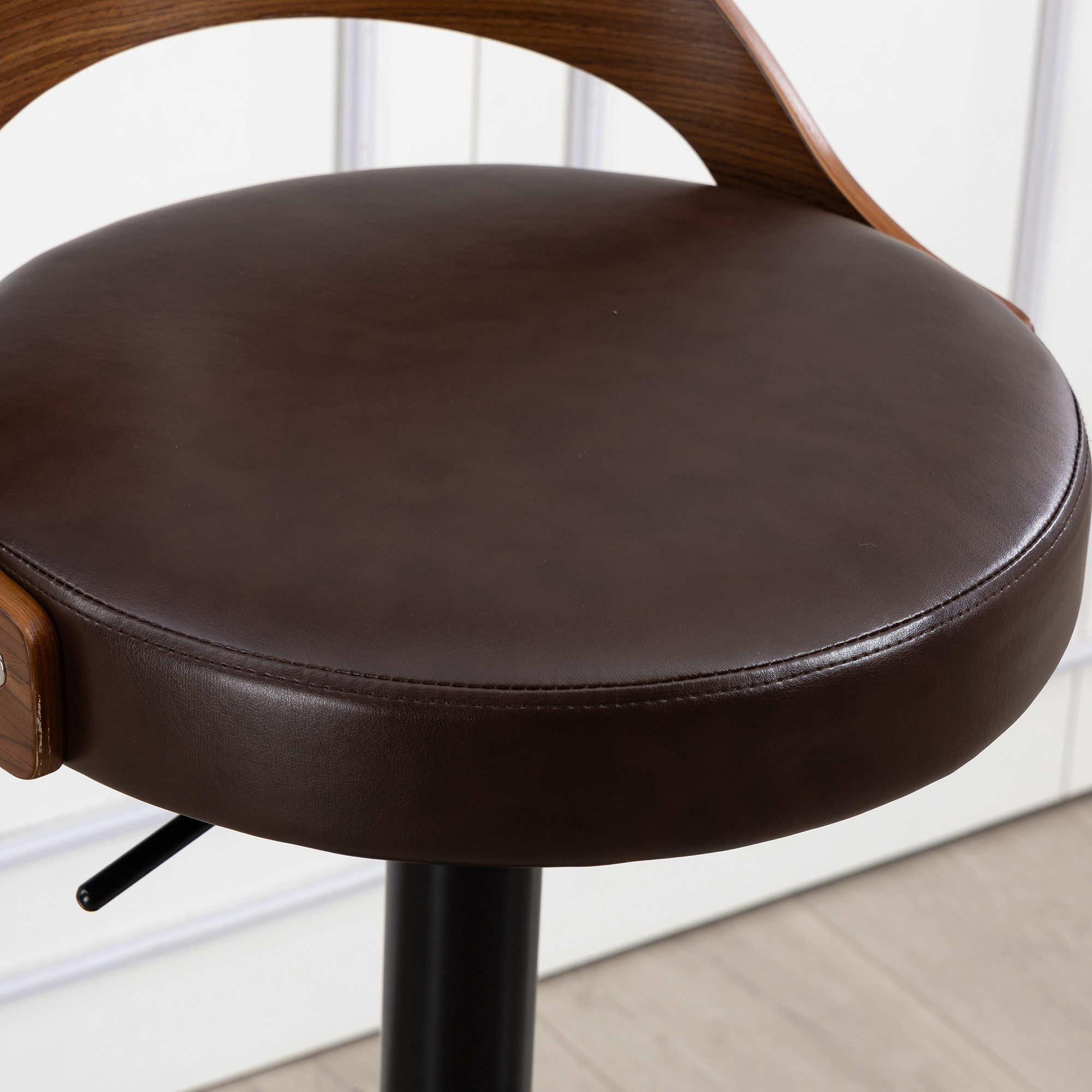 Lot de 2 tabourets de bar pivotants 360° avec doss - image 19