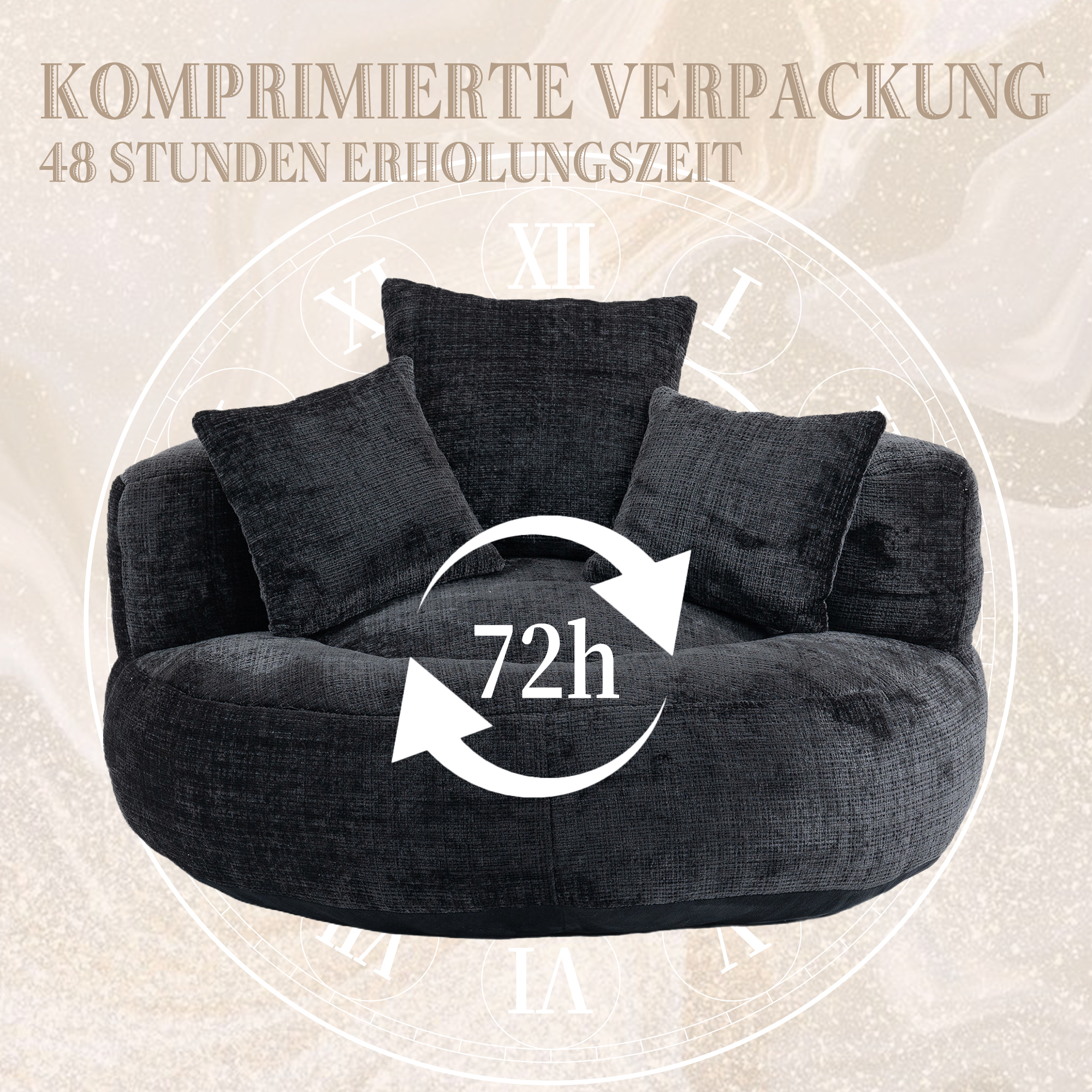 Détail du fauteuil lounge