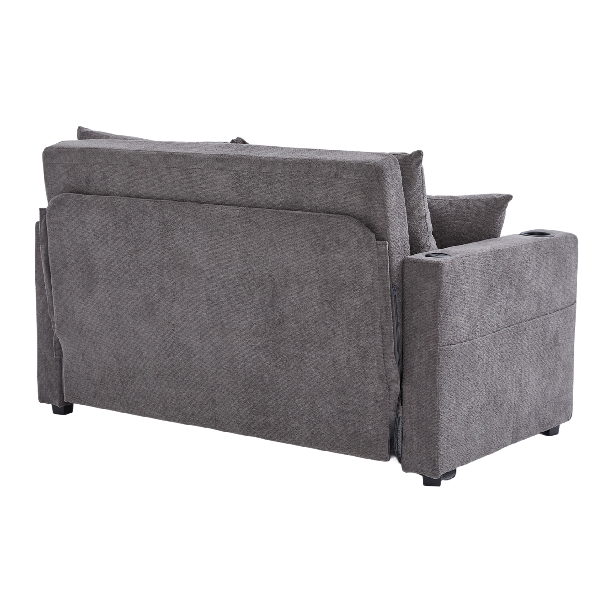 Multifunktionales Stoffsofa, ausziehbares Klappsof
