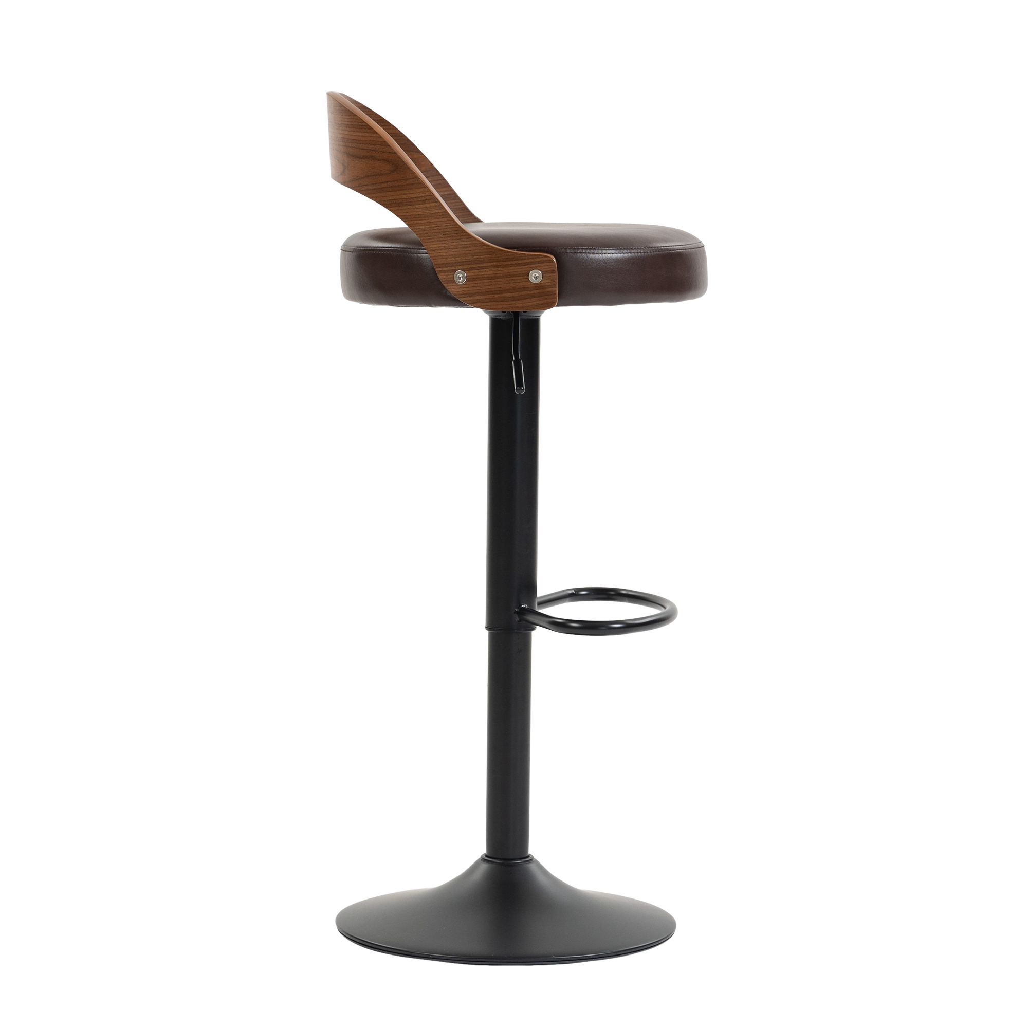 Lot de 2 tabourets de bar pivotants 360° avec doss - image 23