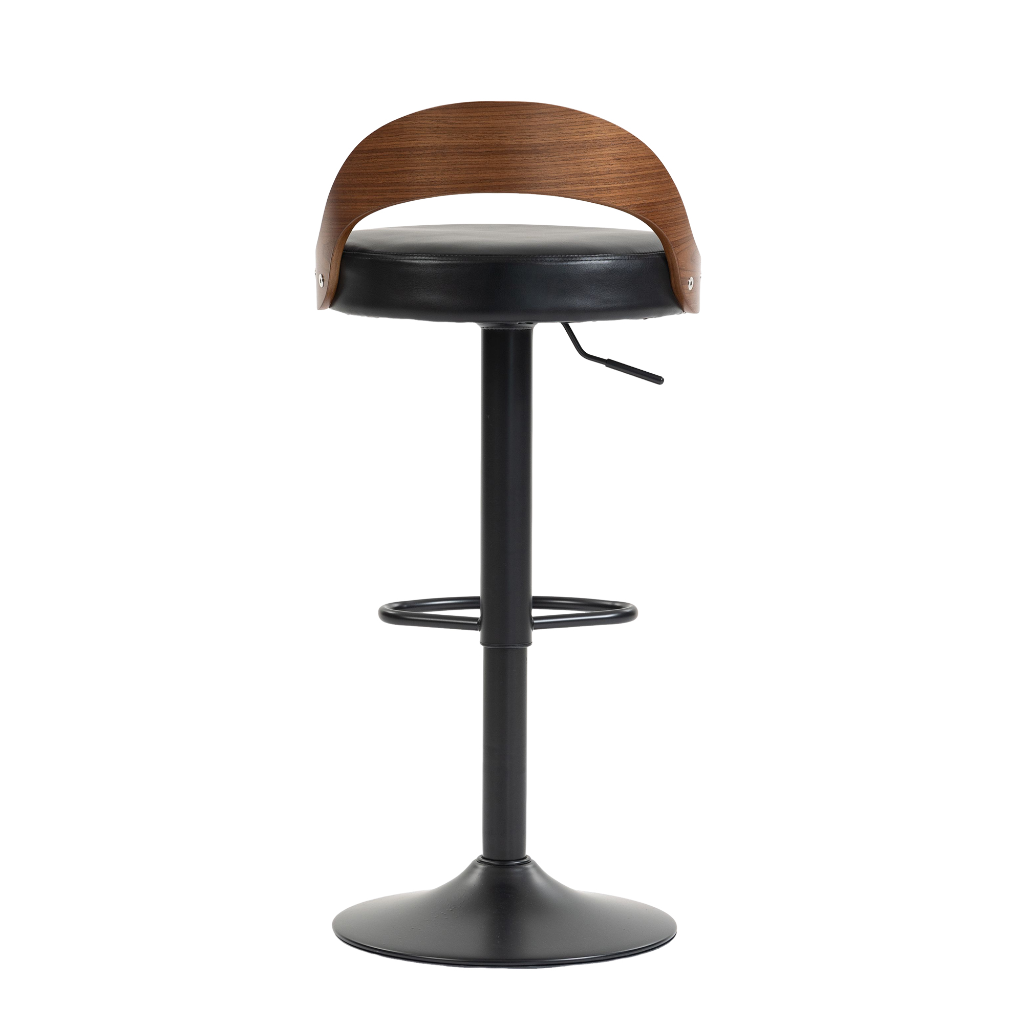 Lot de 2 tabourets de bar pivotants 360° avec doss - image 18