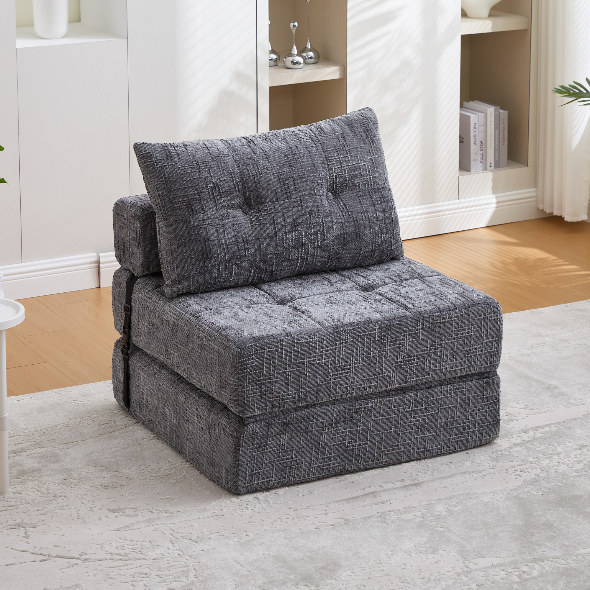 Klappbares Schlafsofa, Schlafsofa mit Kissen, falt