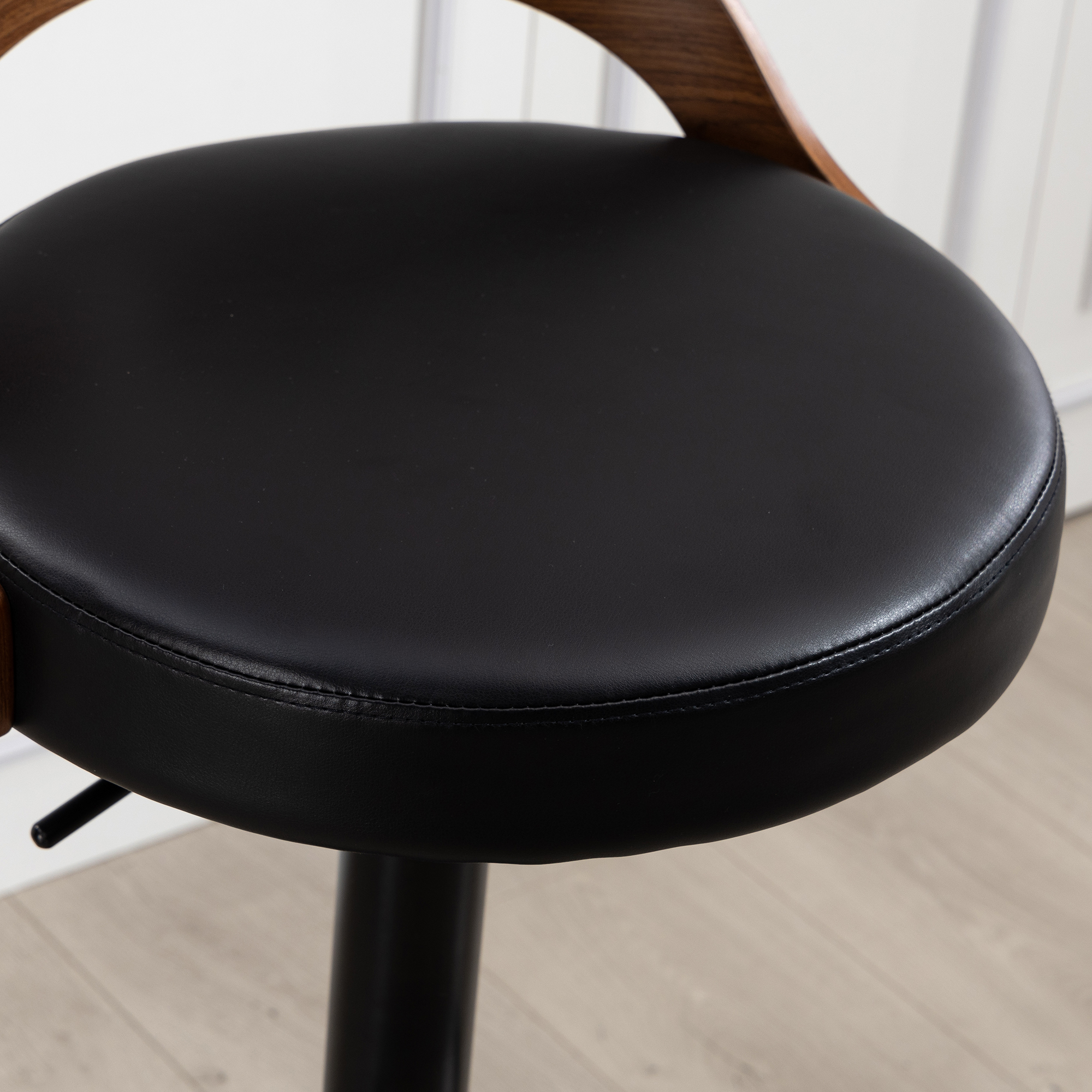 Lot de 2 tabourets de bar pivotants 360° avec doss - image 10