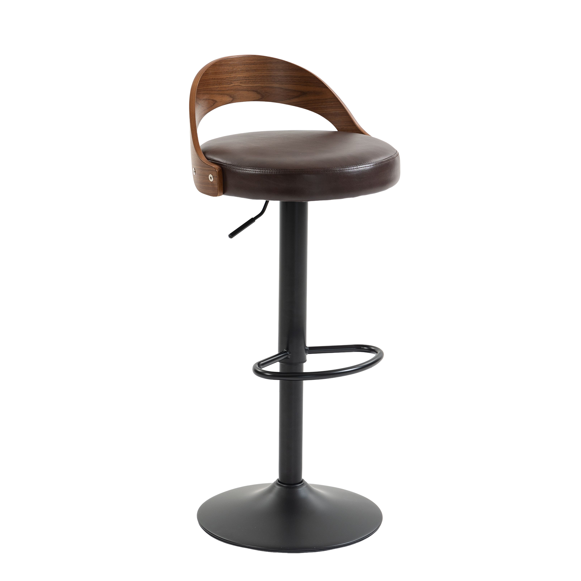Lot de 2 tabourets de bar pivotants 360° avec doss - image 22