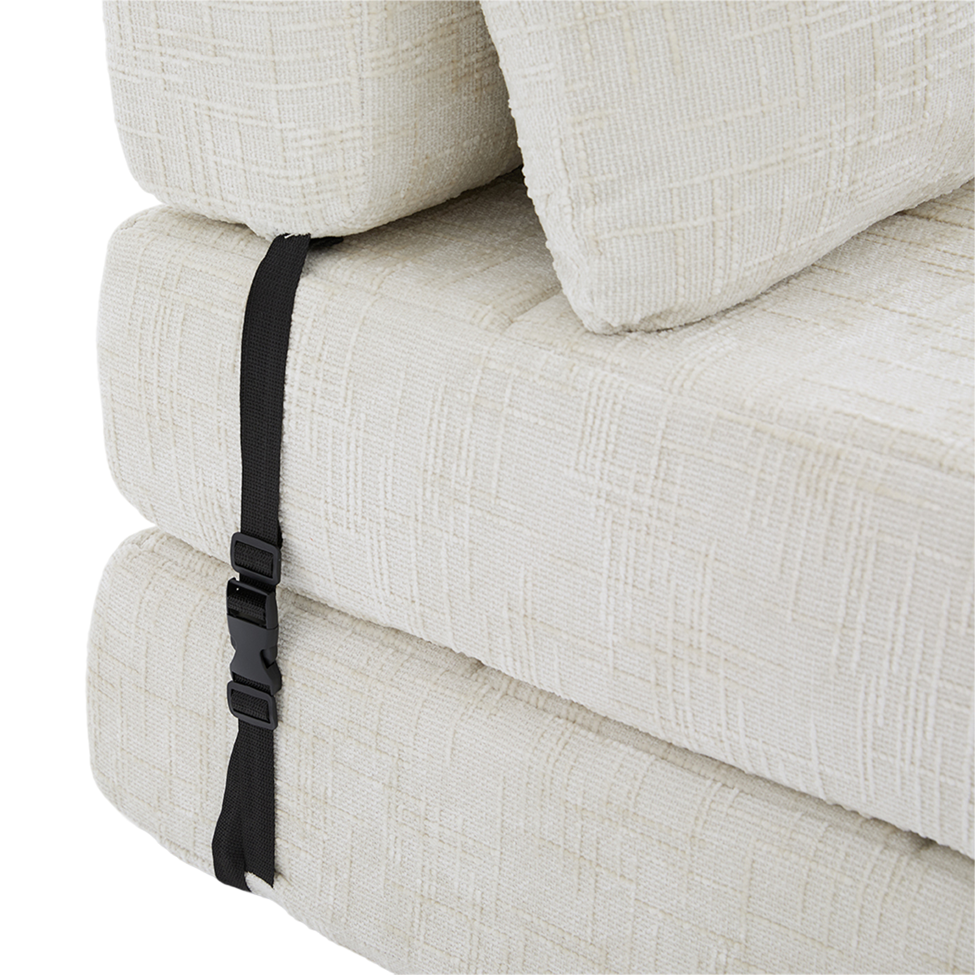 Klappbares Schlafsofa, Schlafsofa mit Kissen, falt
