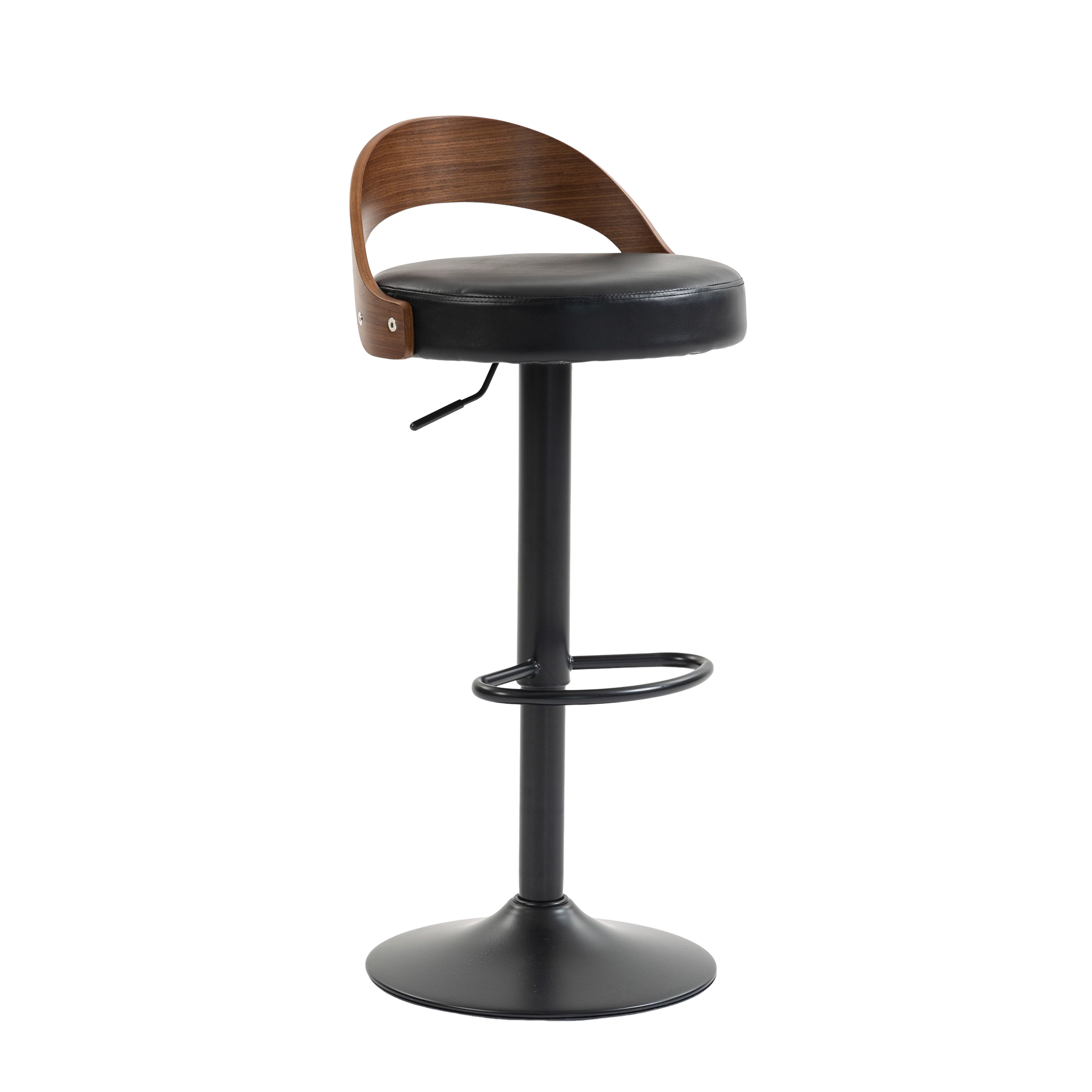 Lot de 2 tabourets de bar pivotants 360° avec doss - image 17