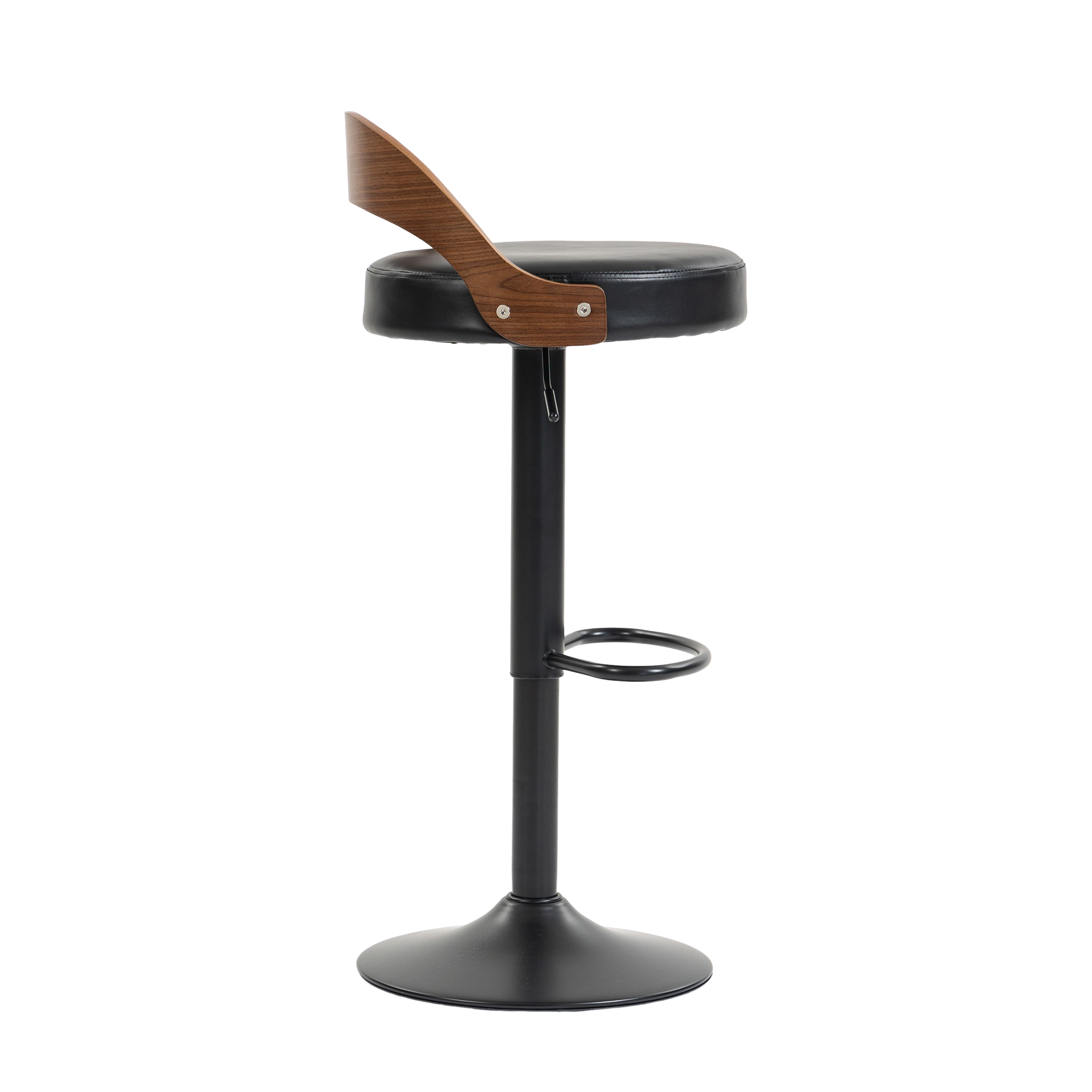 Lot de 2 tabourets de bar pivotants 360° avec doss - image 15