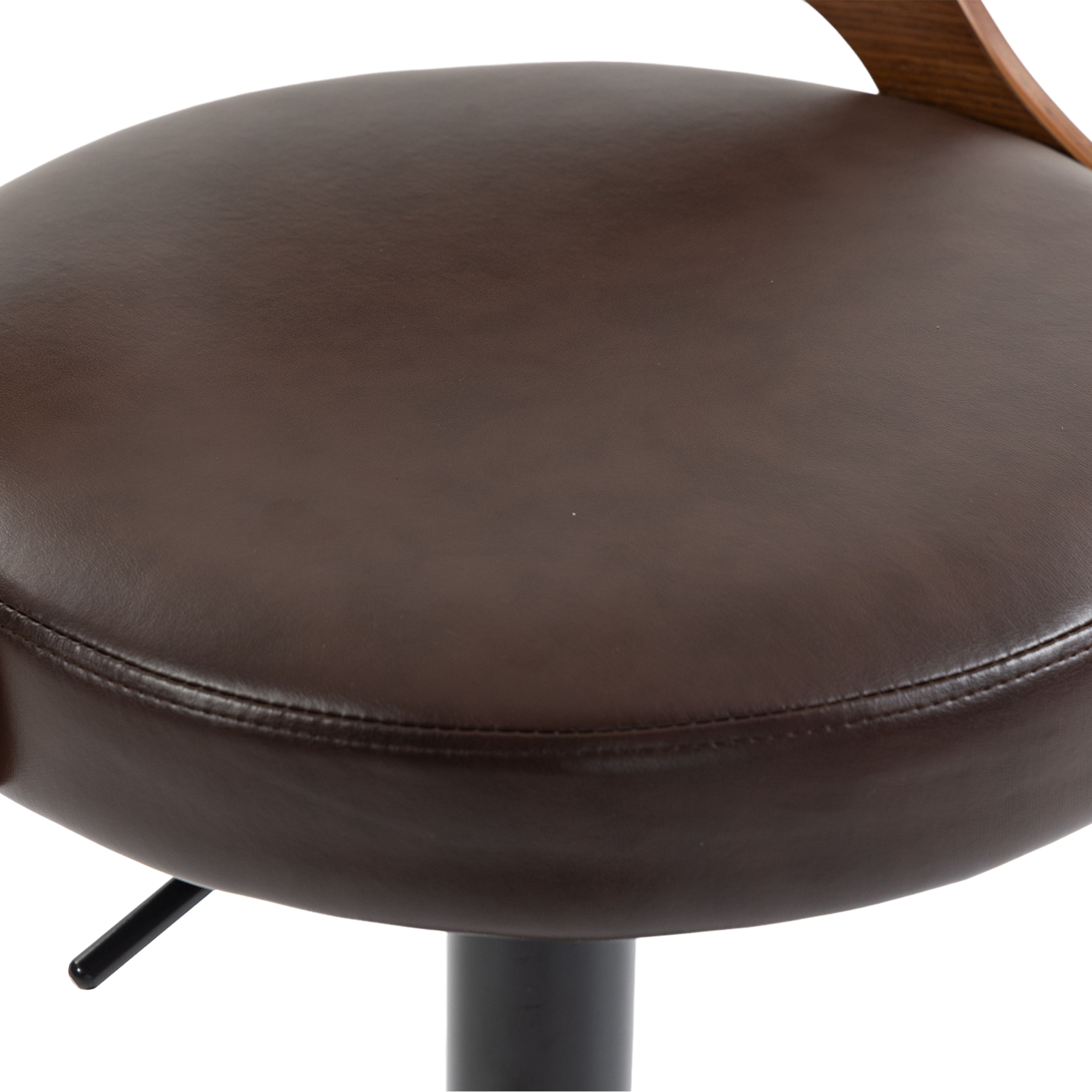 Lot de 2 tabourets de bar pivotants 360° avec doss - image 26