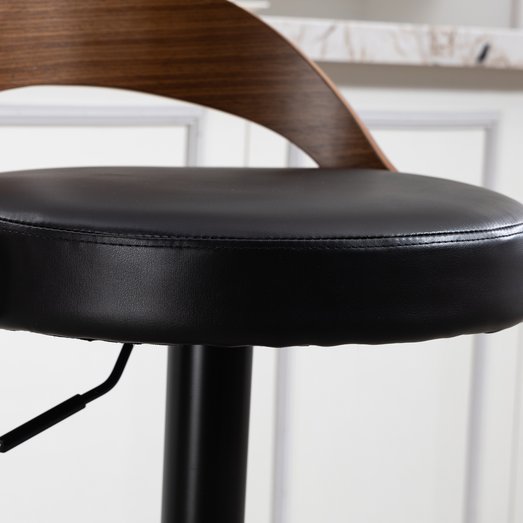 Lot de 2 tabourets de bar pivotants 360° avec doss - image 11