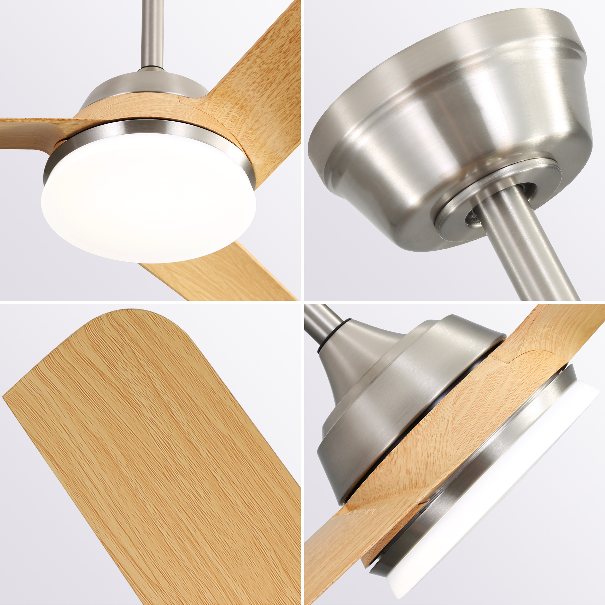 Moteur CC en cuivre puissant des ventilateur von plafond hohe Qualität silencieux