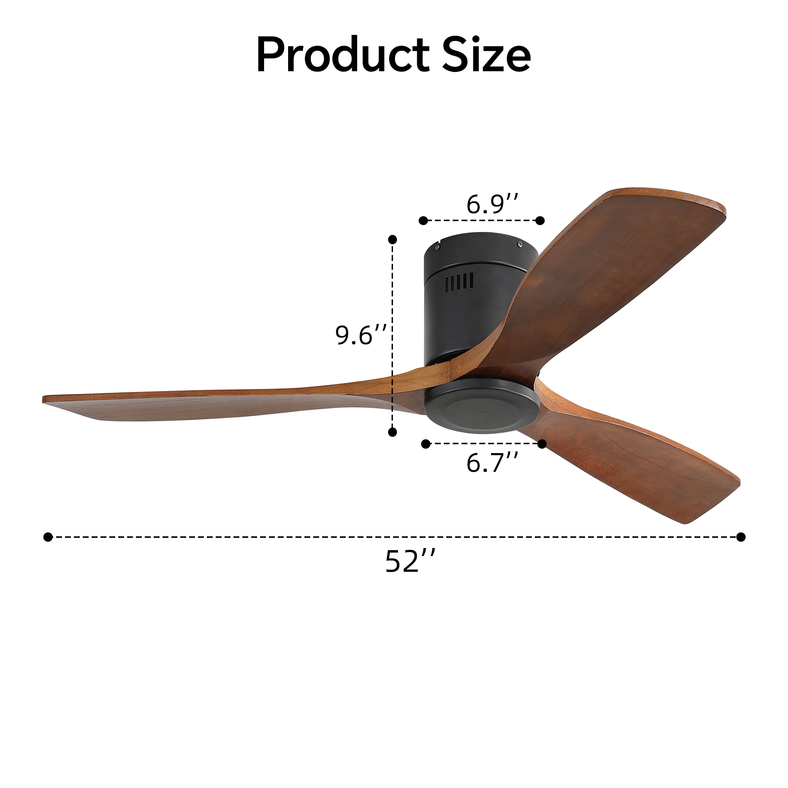 Dimensions du ventilateur