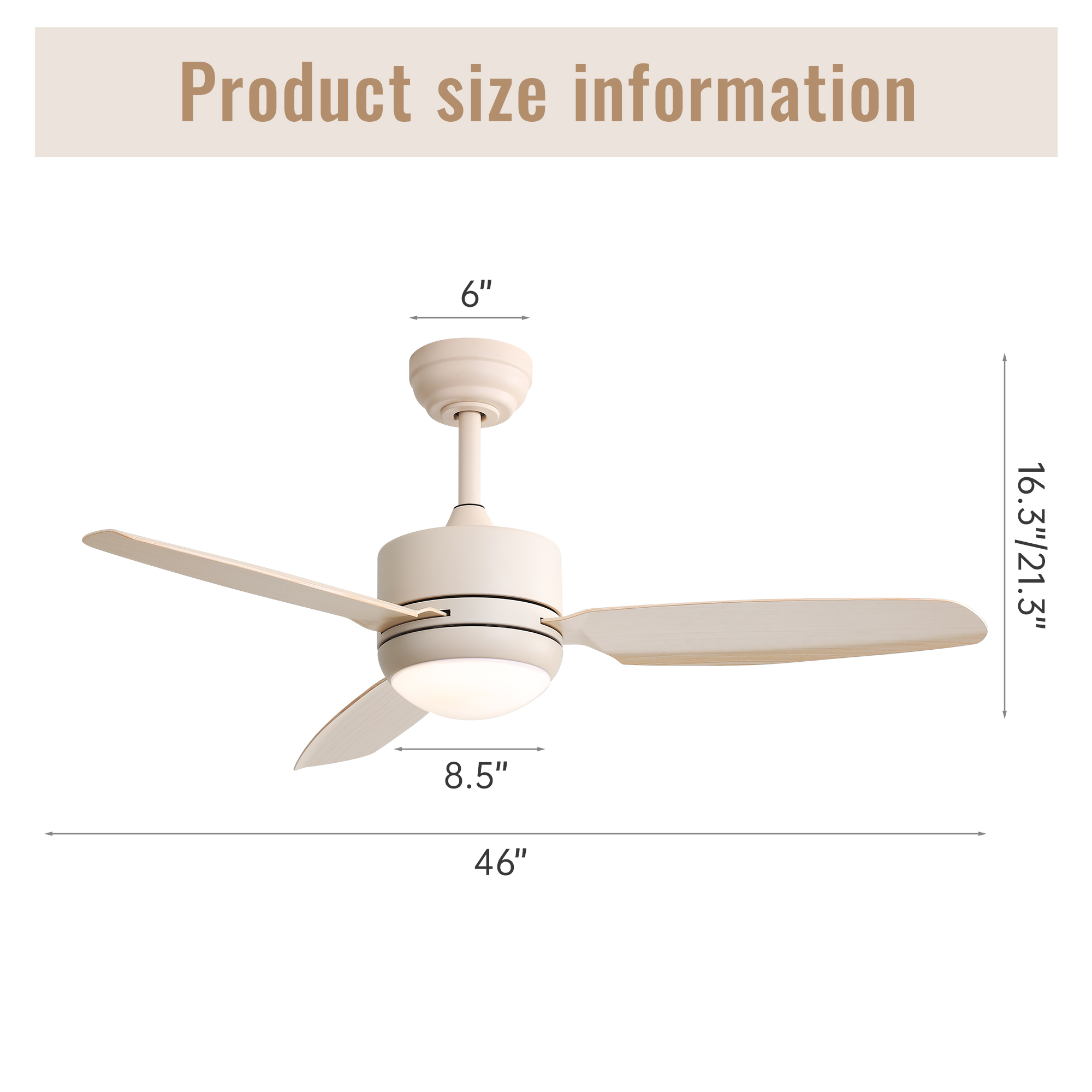 Télécommande multifonctionnelle 6 vitesses minuterie 1/4/8h des ventilateur