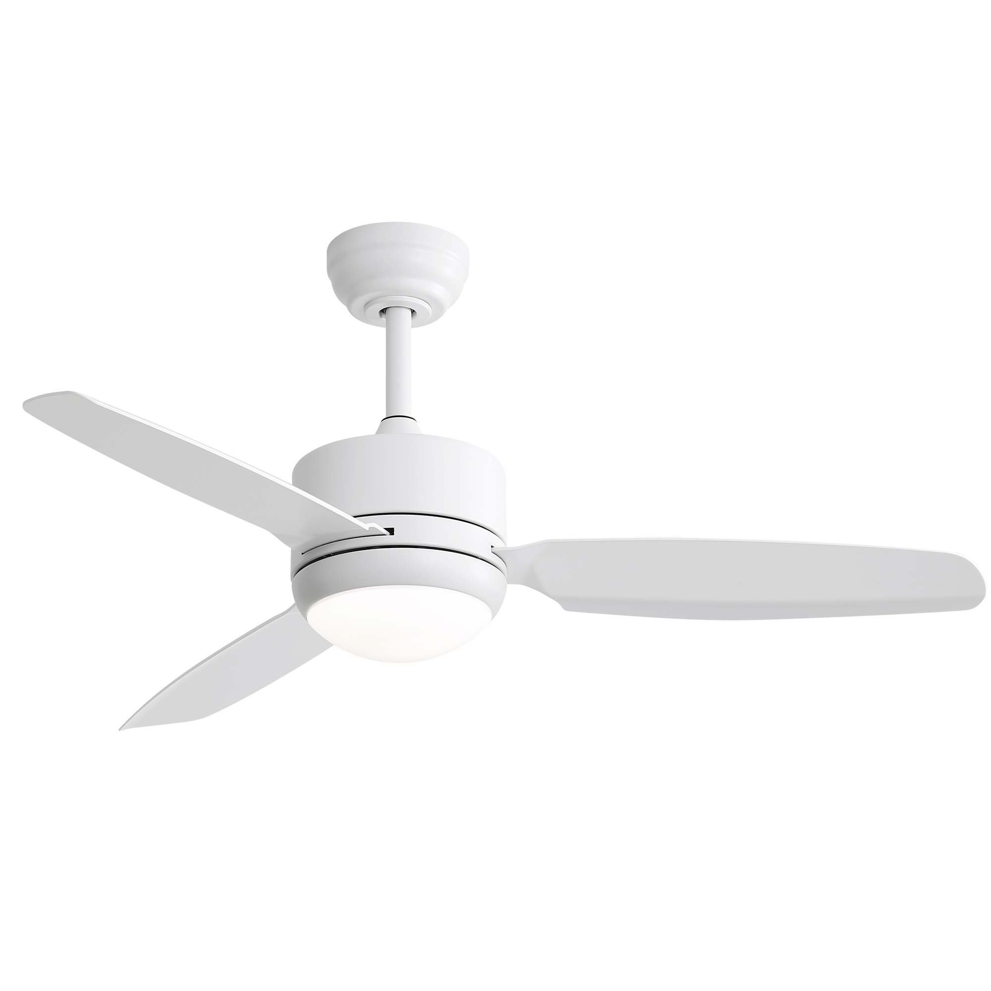 Ventilateur plafond design blanc moderne