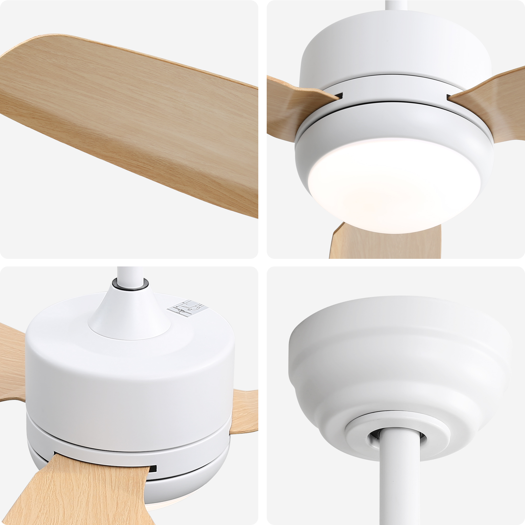 Télécommande des ventilateur von plafond mit fonction minuterie et mémoire lumineuse