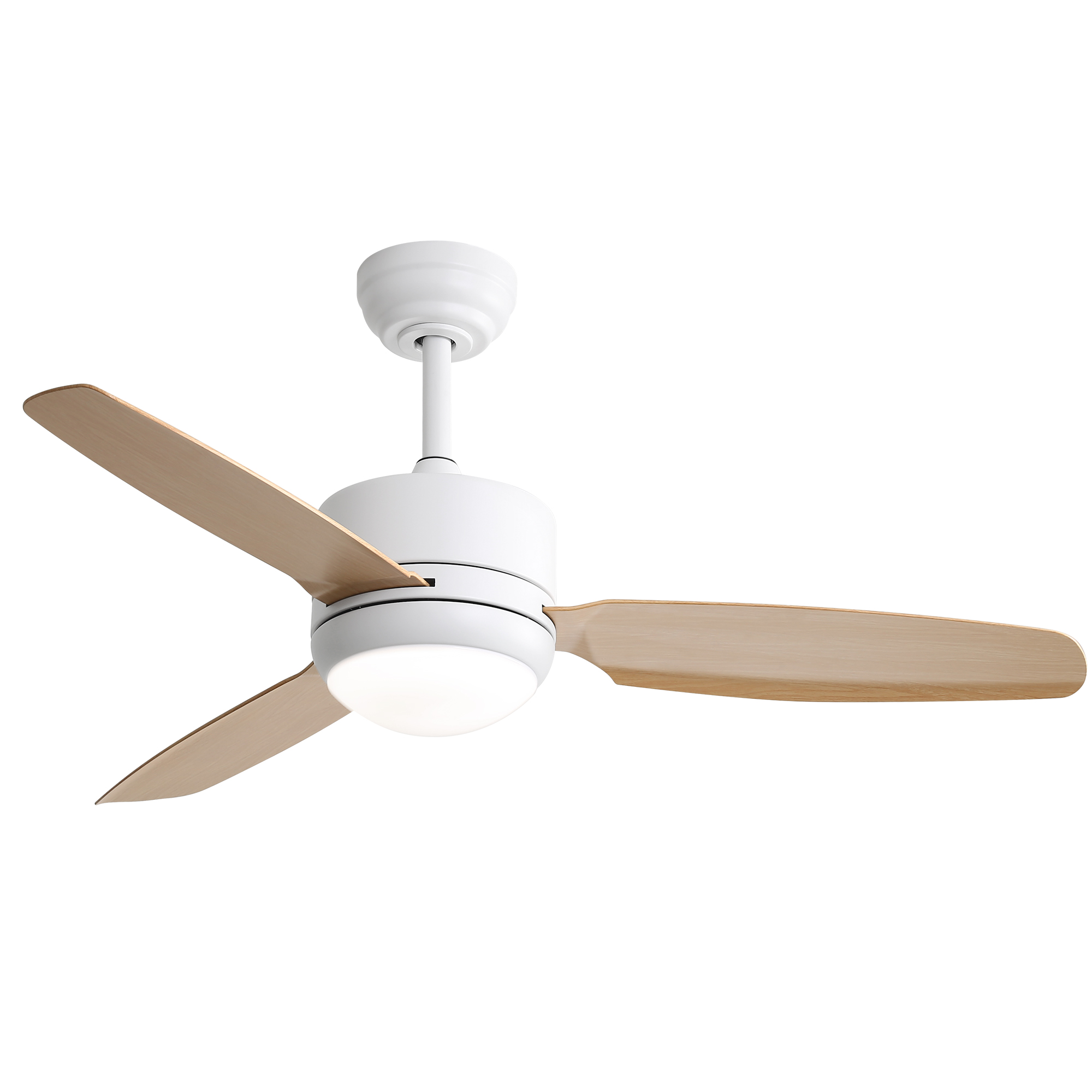Ventilateur plafond design blanc moderne